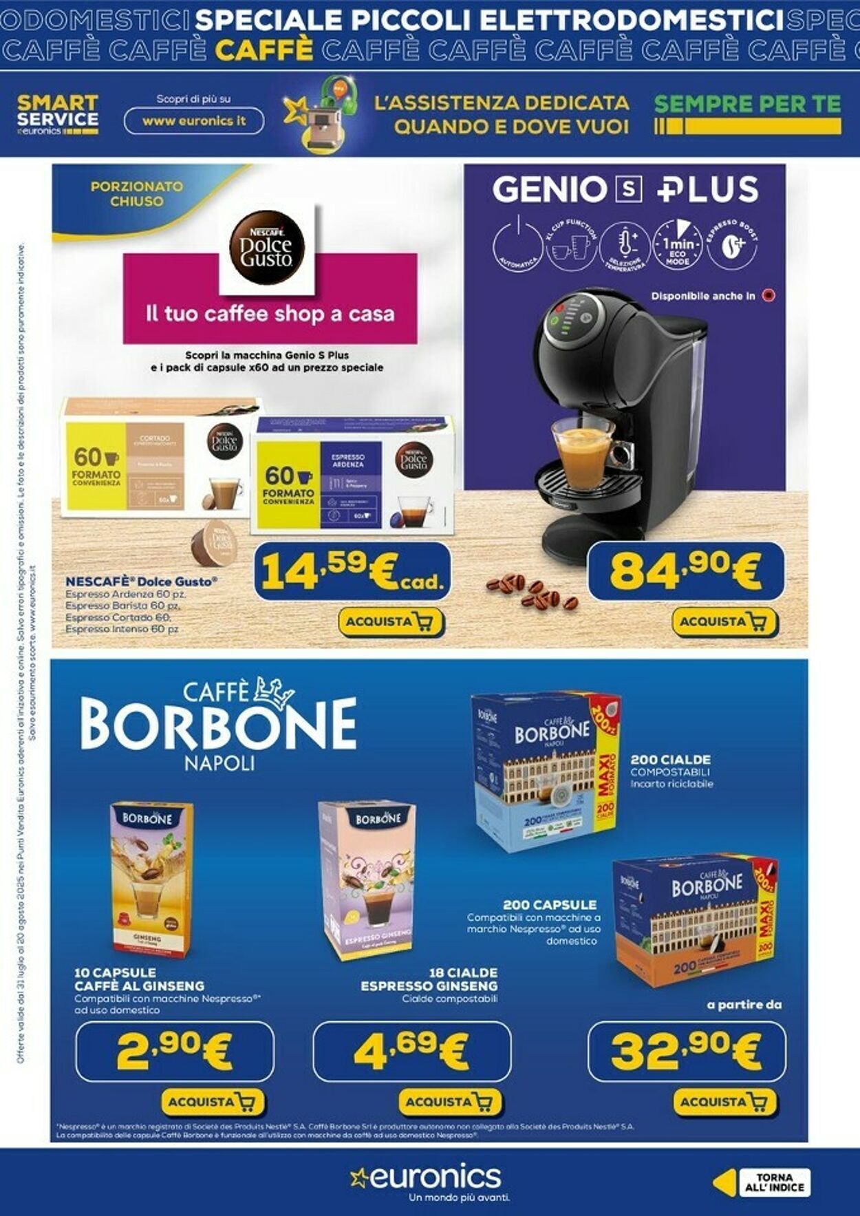 Volantino Euronics 18.08.2025 - 31.08.2025