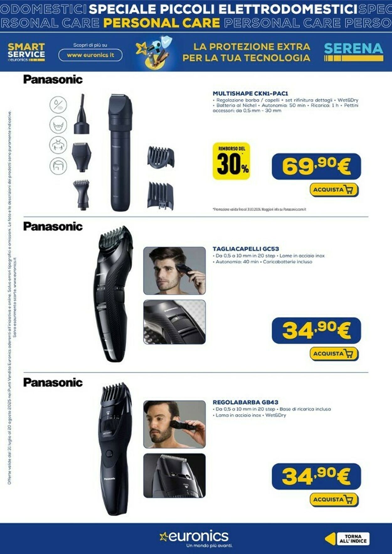 Volantino Euronics 18.08.2025 - 31.08.2025