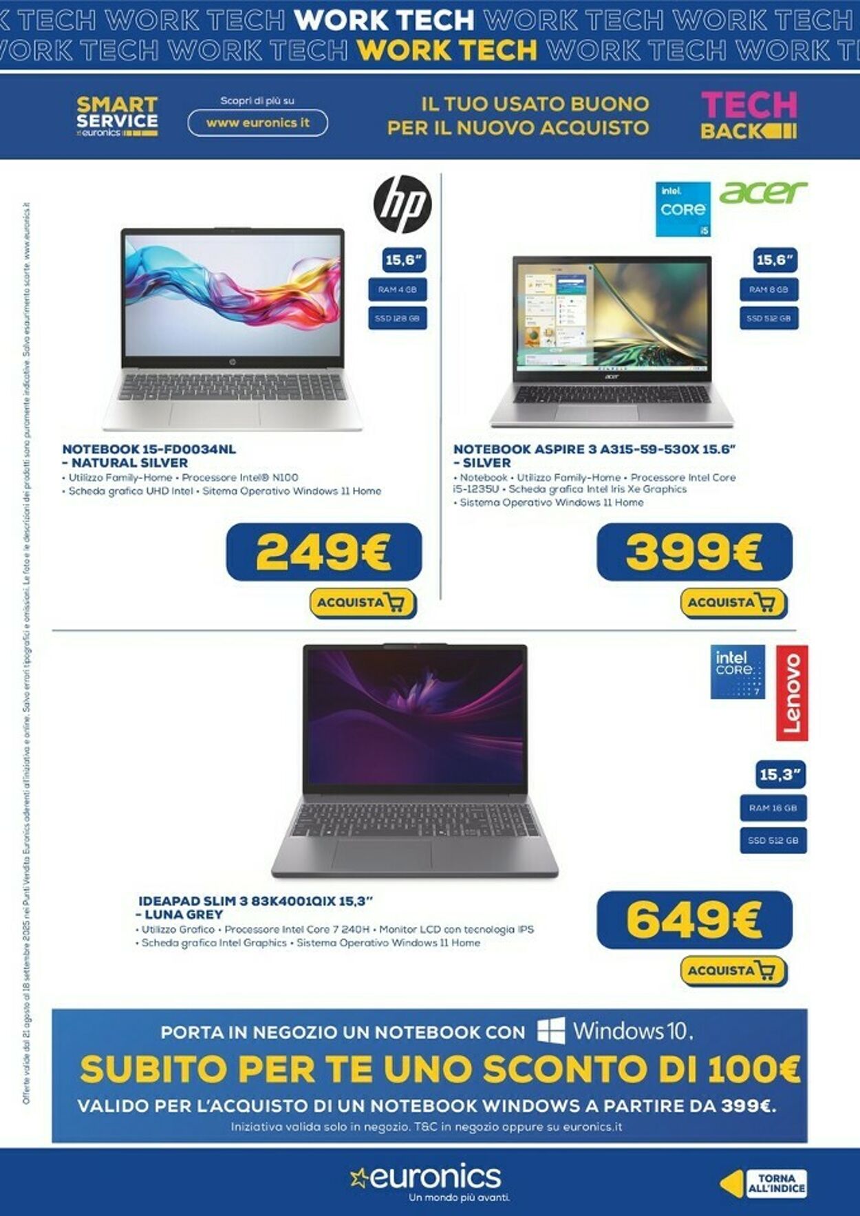 Volantino Euronics 12.09.2025 - 24.09.2025