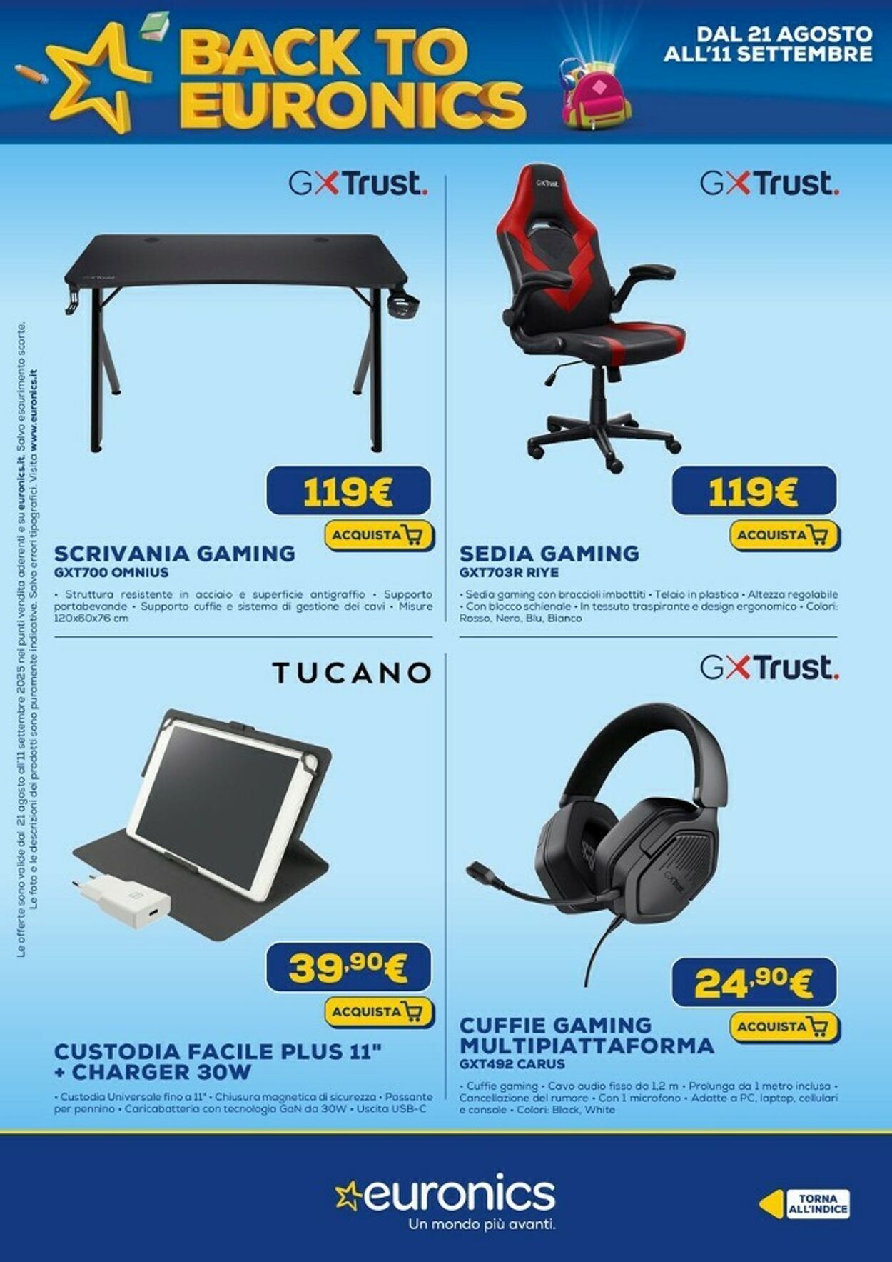 Volantino Euronics 11.09.2025 - 24.09.2025