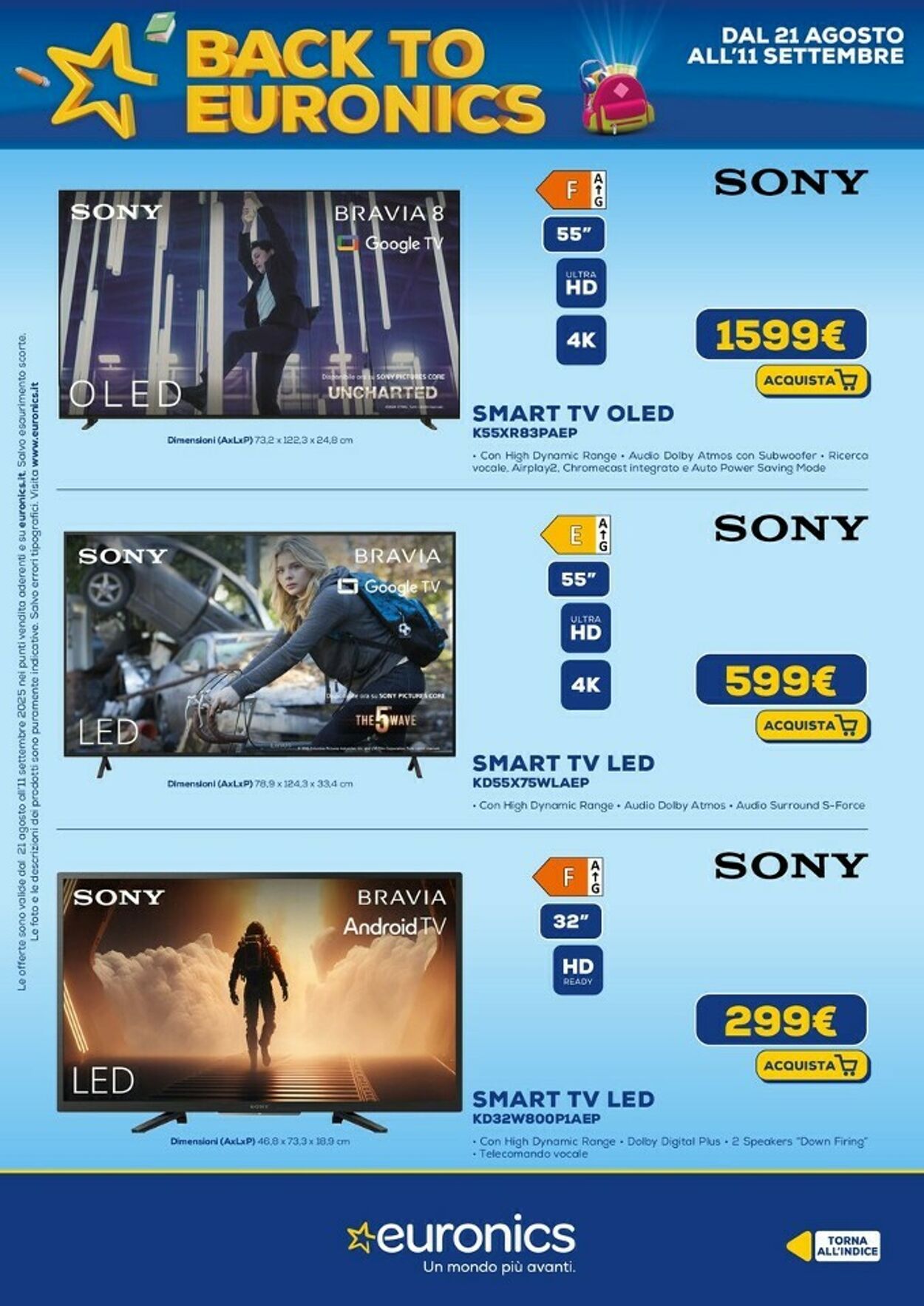 Volantino Euronics 21.08.2025 - 10.09.2025