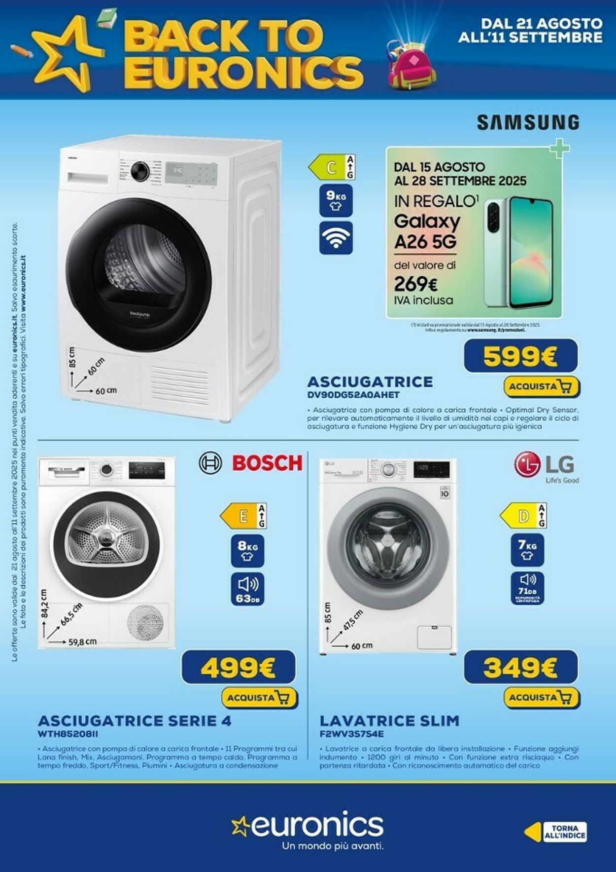 Volantino Euronics 21.08.2025 - 10.09.2025