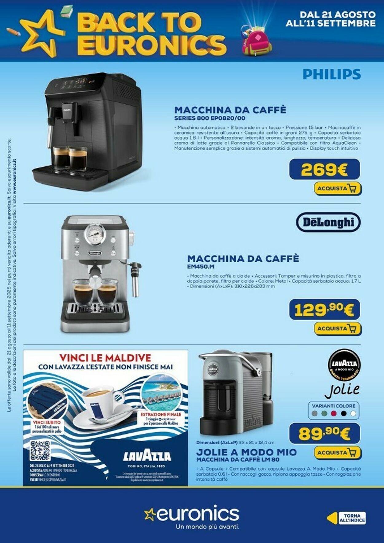 Volantino Euronics 21.08.2025 - 10.09.2025