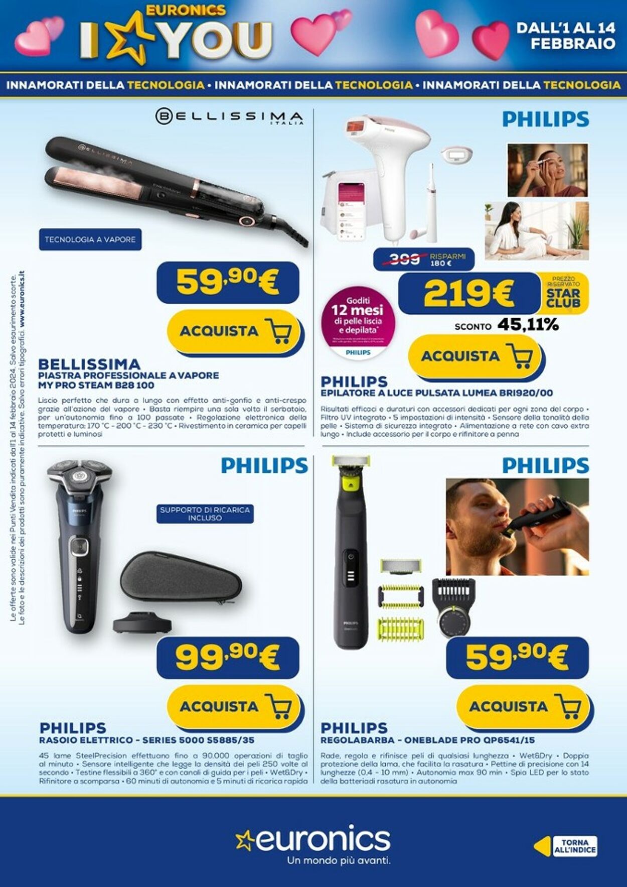 Volantino Euronics 01.02.2024 - 14.02.2024