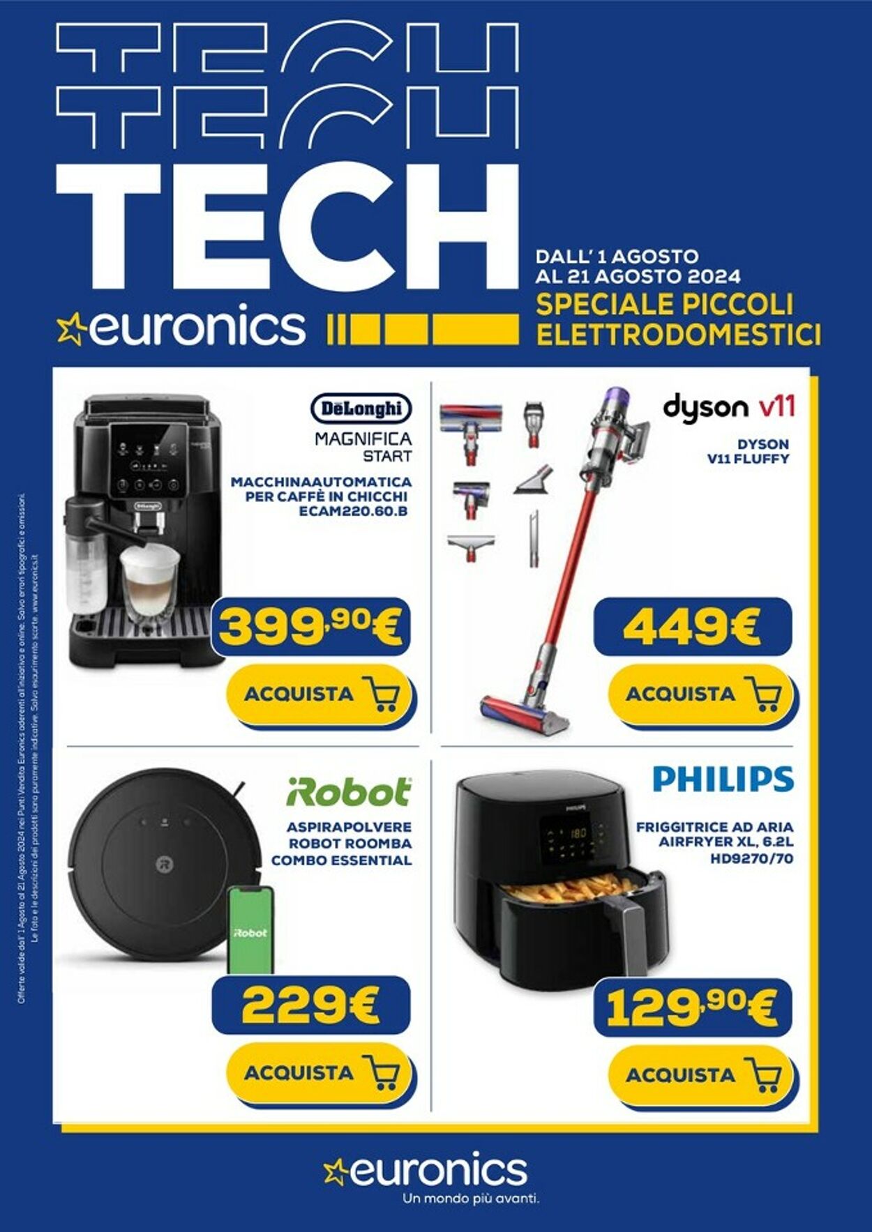 Volantino Euronics 01.08.2024 - 21.08.2024