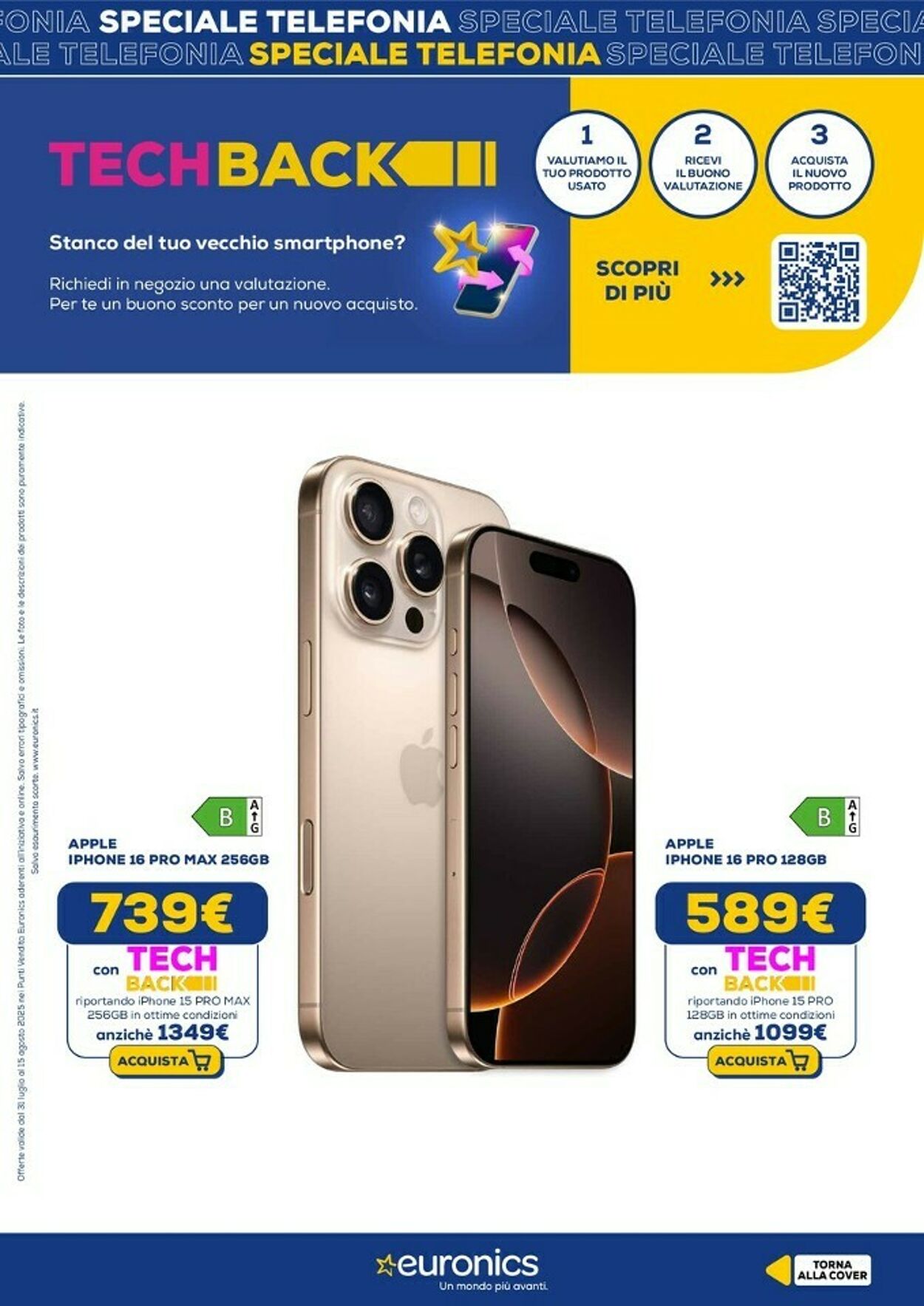 Volantino Euronics 31.07.2025 - 15.08.2025