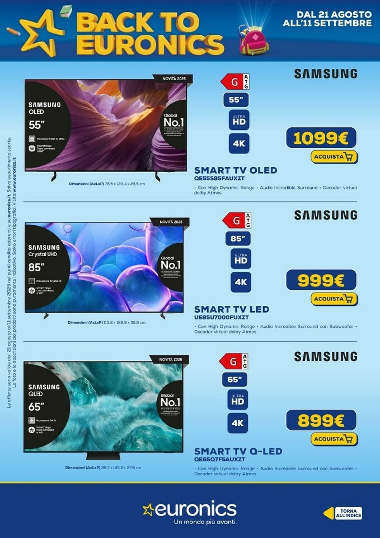 Volantino Euronics 08.09.2025 - 30.09.2025