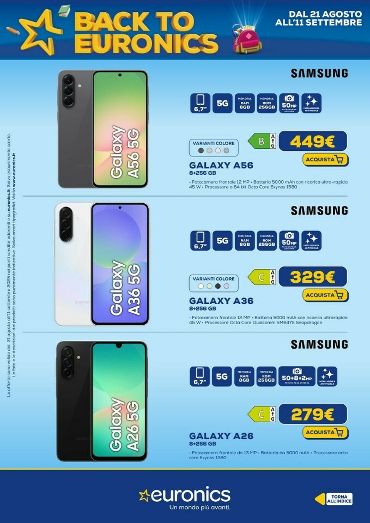 Volantino Euronics 08.09.2025 - 30.09.2025