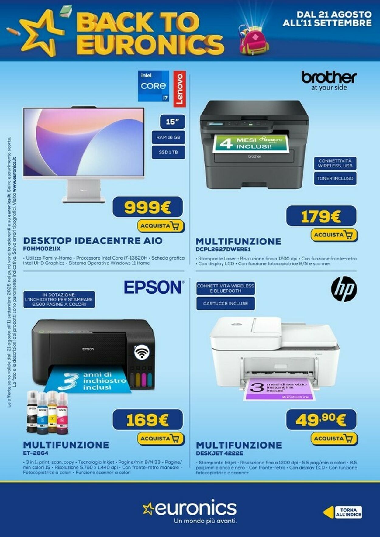 Volantino Euronics 08.09.2025 - 30.09.2025