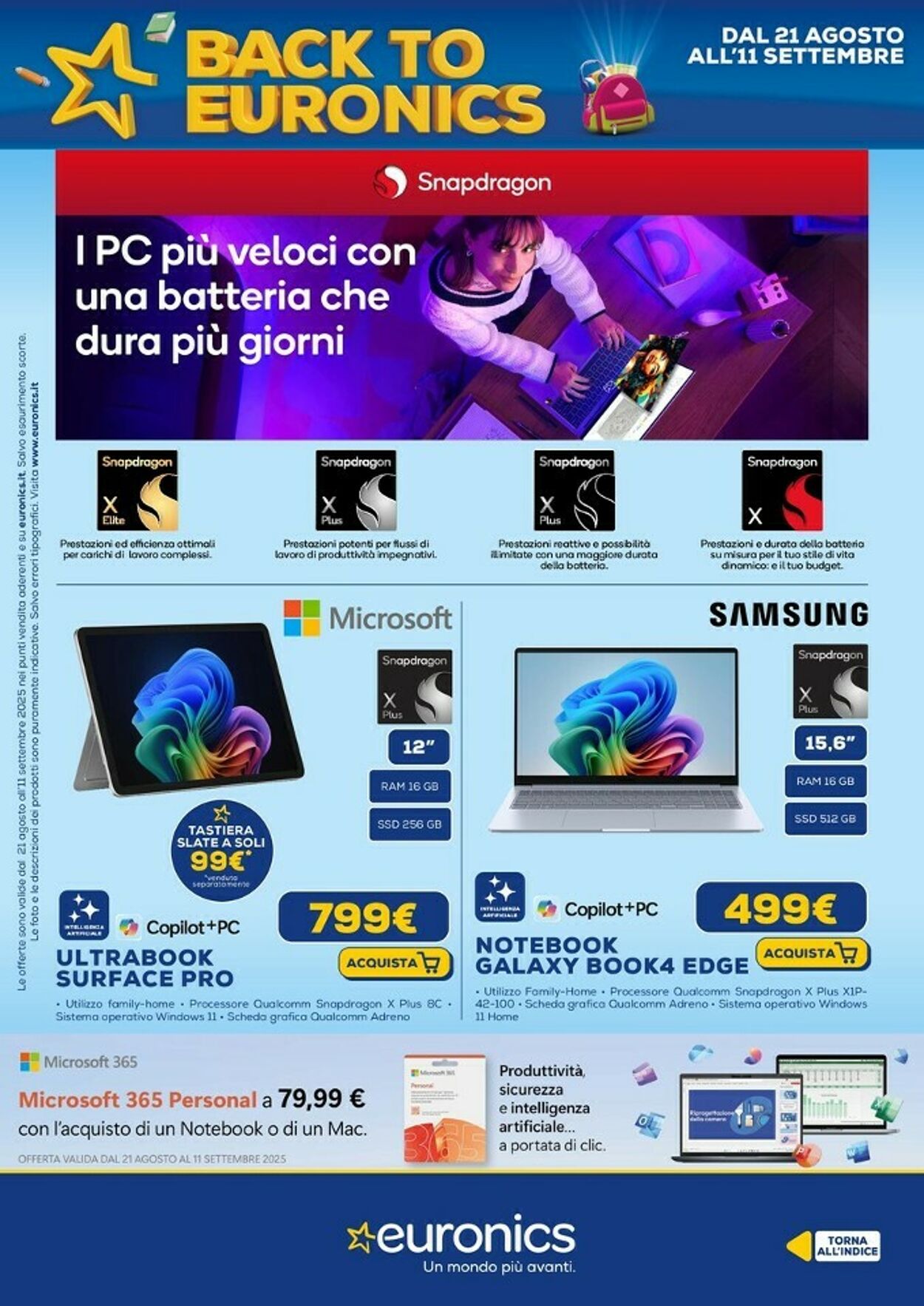 Volantino Euronics 08.09.2025 - 30.09.2025