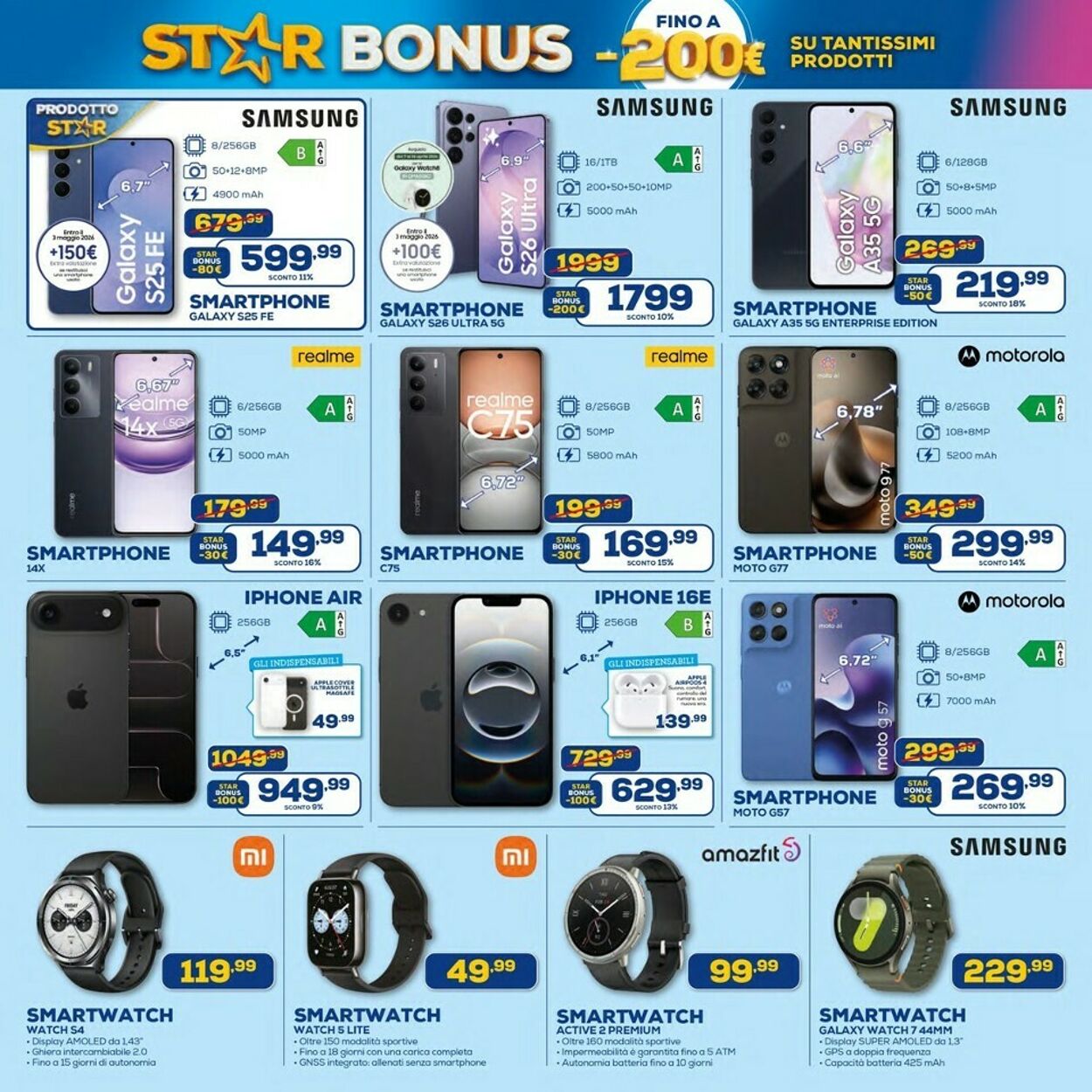 Volantino Euronics 09.04.2026 - 22.04.2026