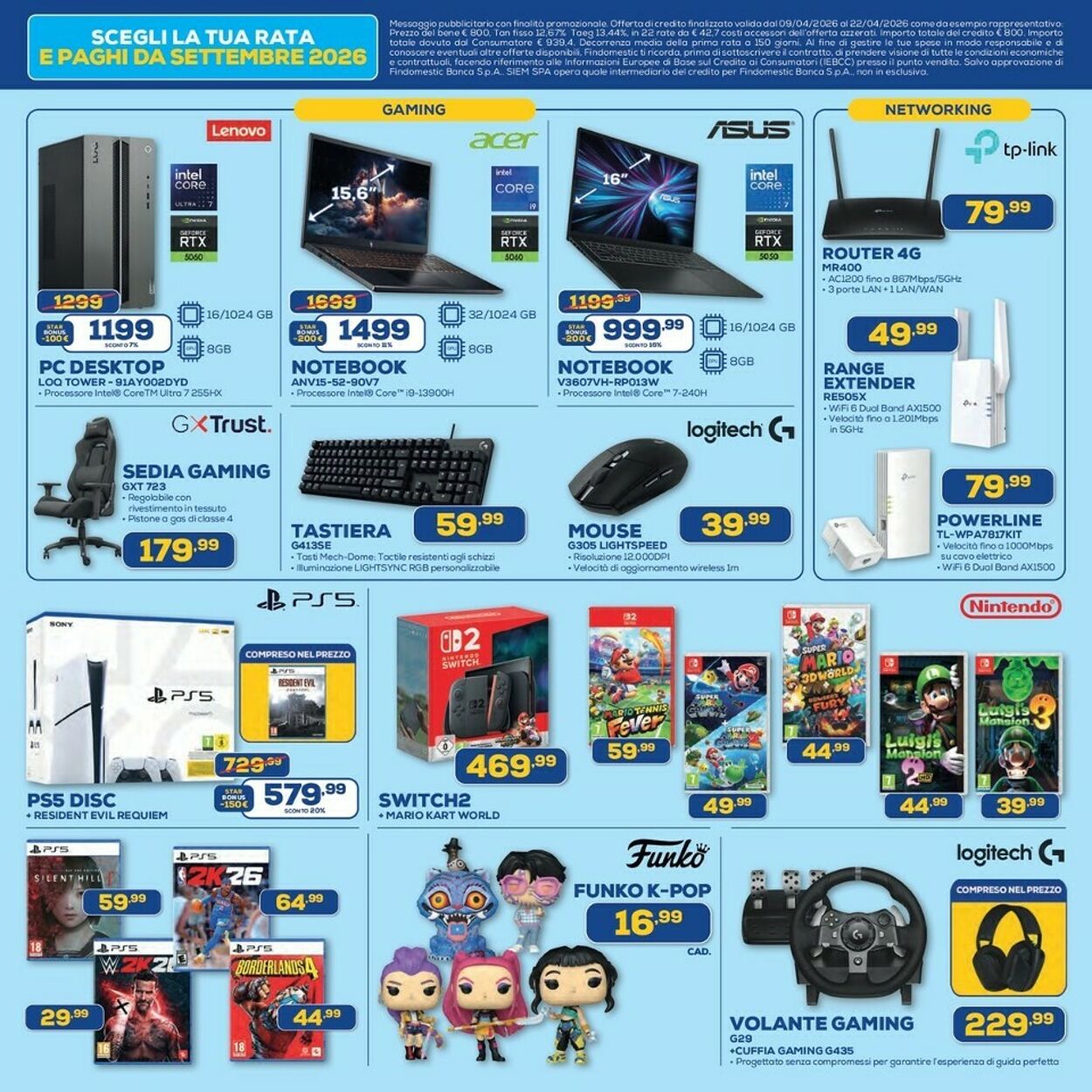 Volantino Euronics 09.04.2026 - 22.04.2026