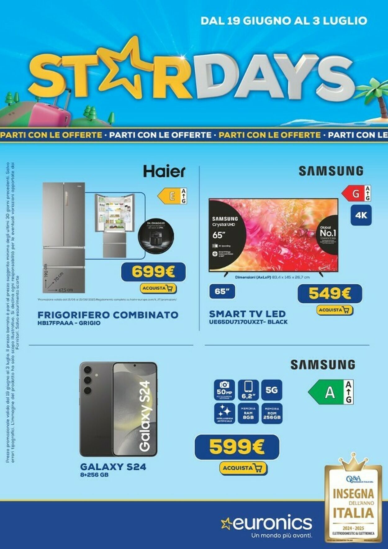 Volantino Euronics 19.06.2025 - 03.07.2025