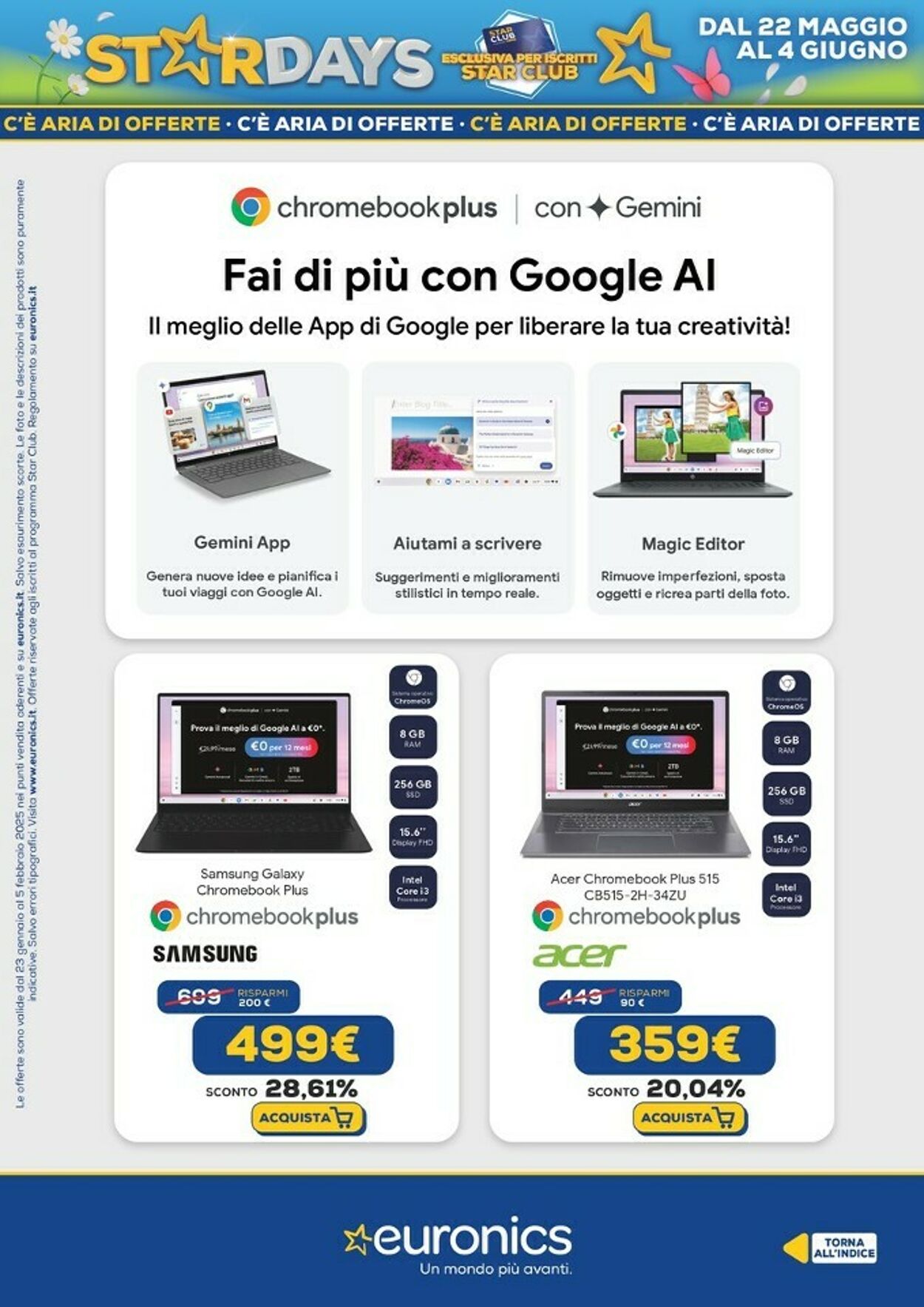 Volantino Euronics 22.05.2025 - 04.06.2025