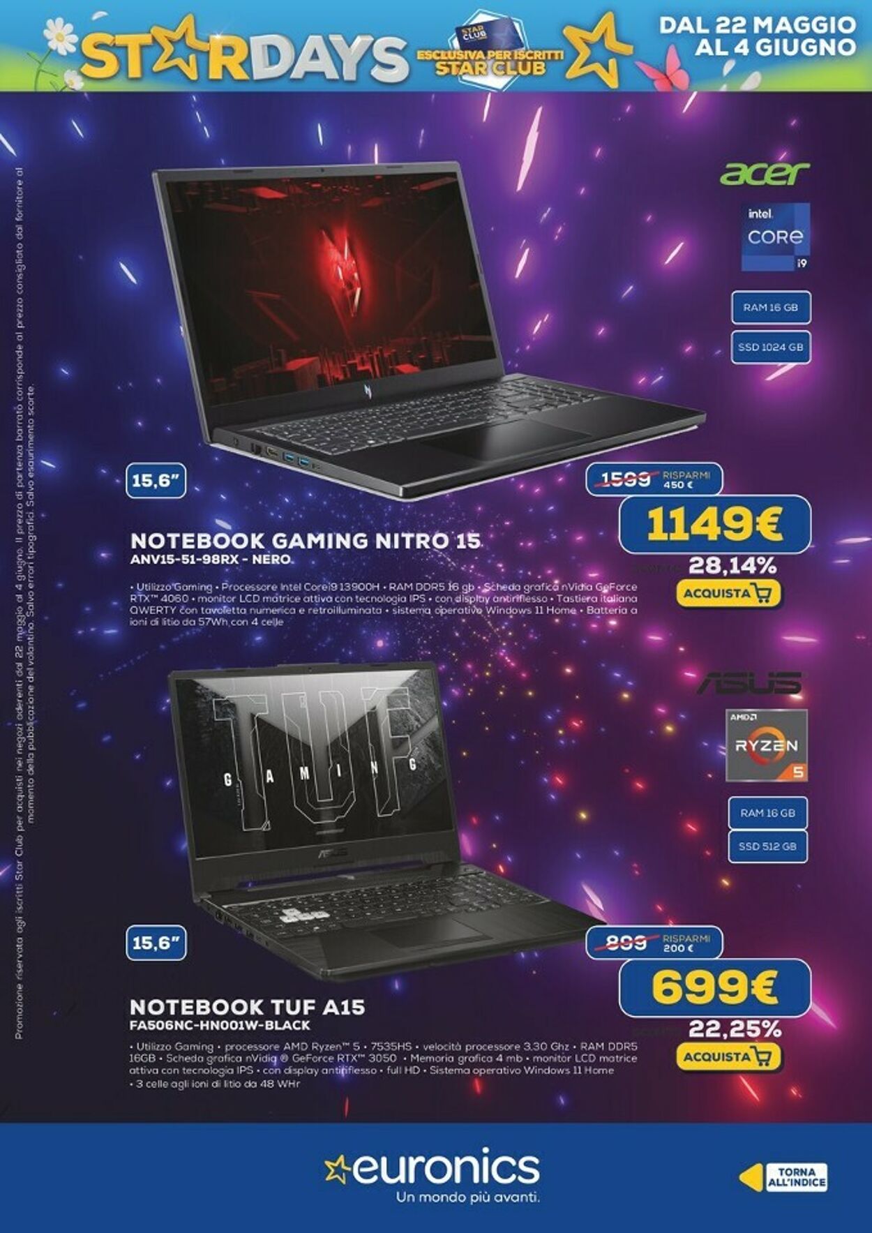 Volantino Euronics 22.05.2025 - 04.06.2025