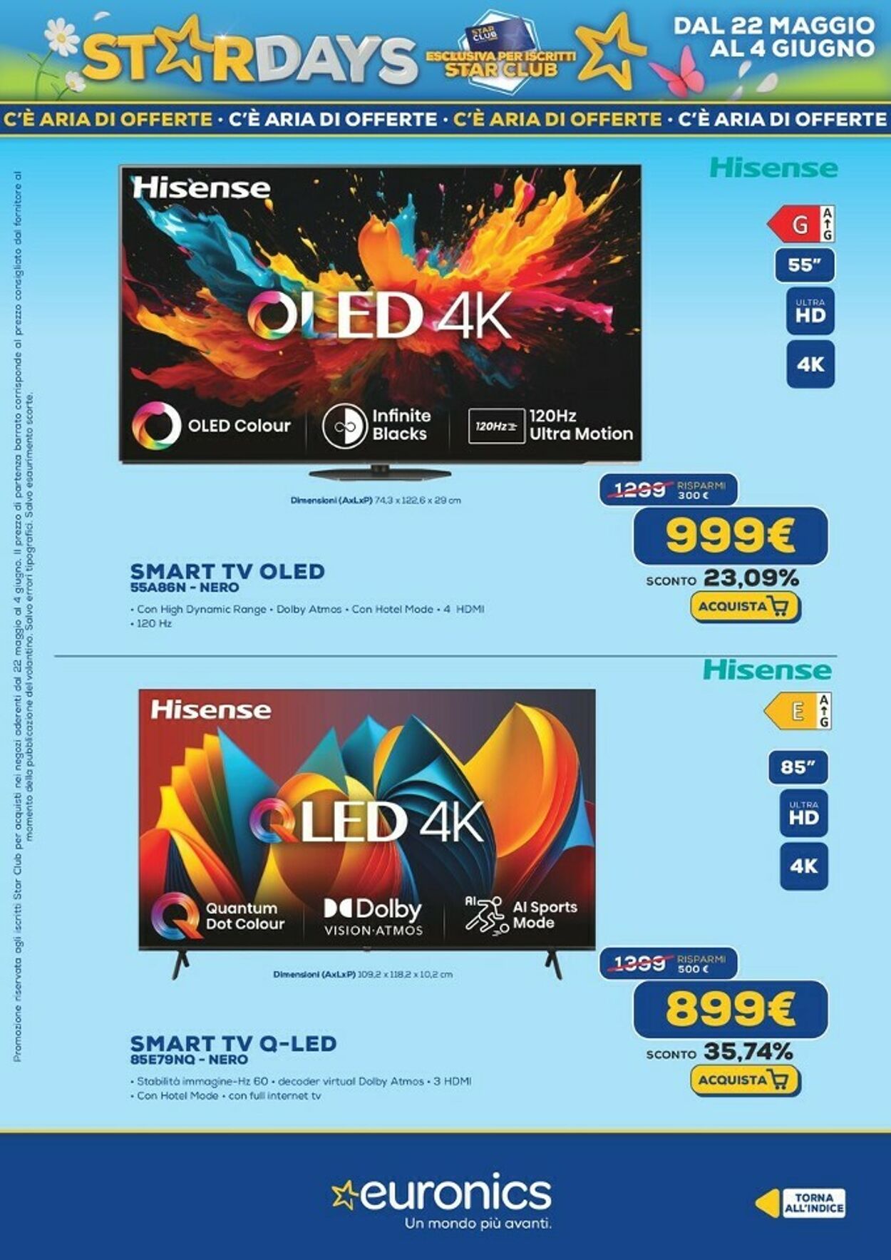 Volantino Euronics 22.05.2025 - 04.06.2025