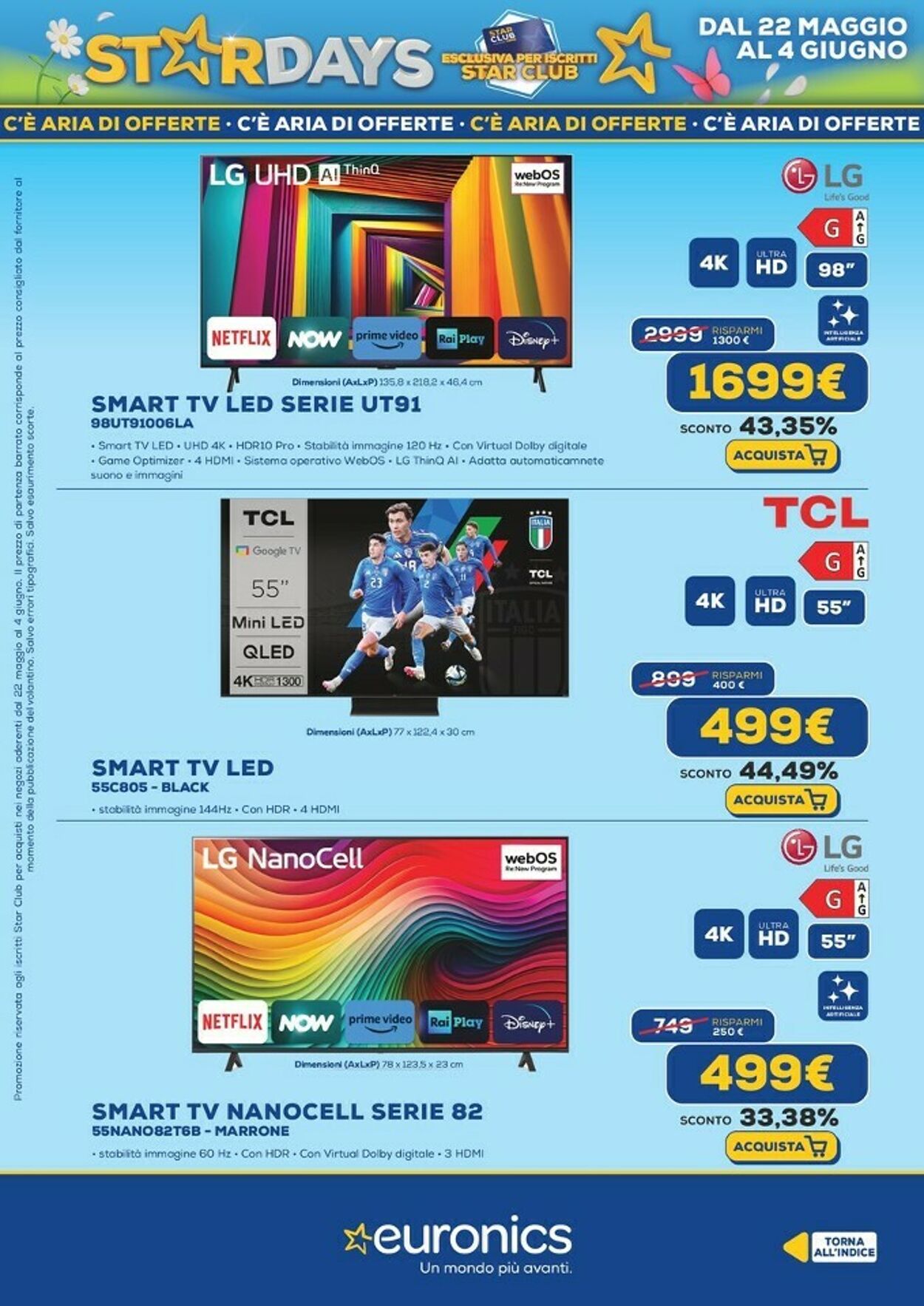 Volantino Euronics 22.05.2025 - 04.06.2025