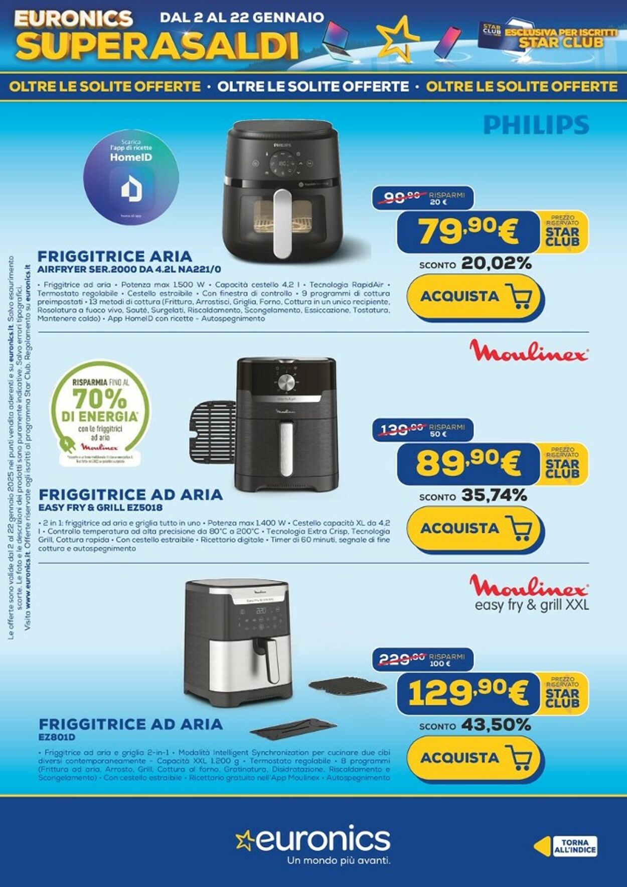 Volantino Euronics 02.01.2025 - 22.01.2025