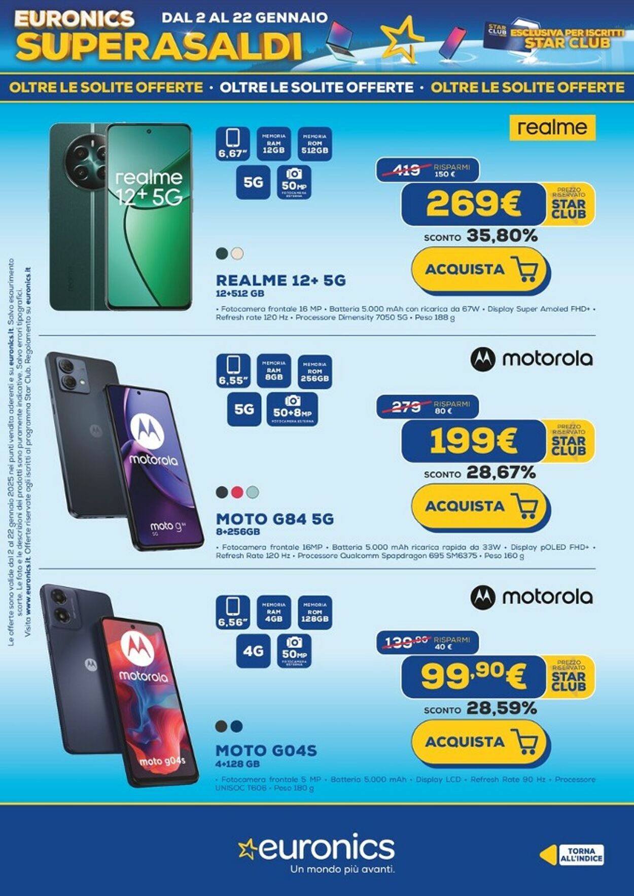 Volantino Euronics 02.01.2025 - 22.01.2025