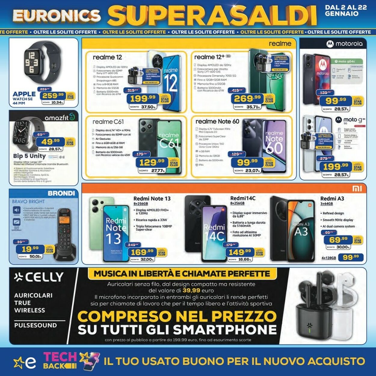 Volantino Euronics 02.01.2025 - 22.01.2025