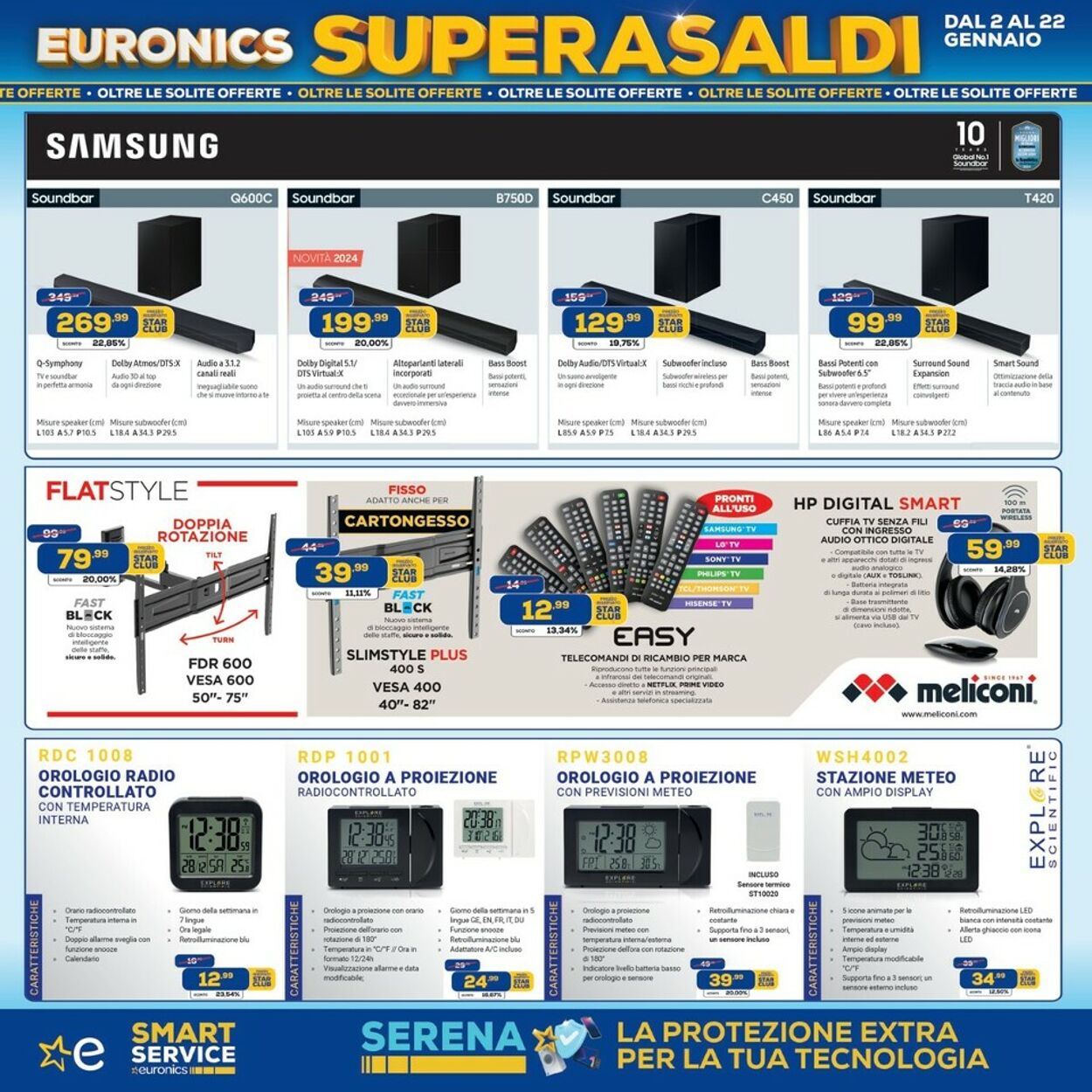 Volantino Euronics 02.01.2025 - 22.01.2025