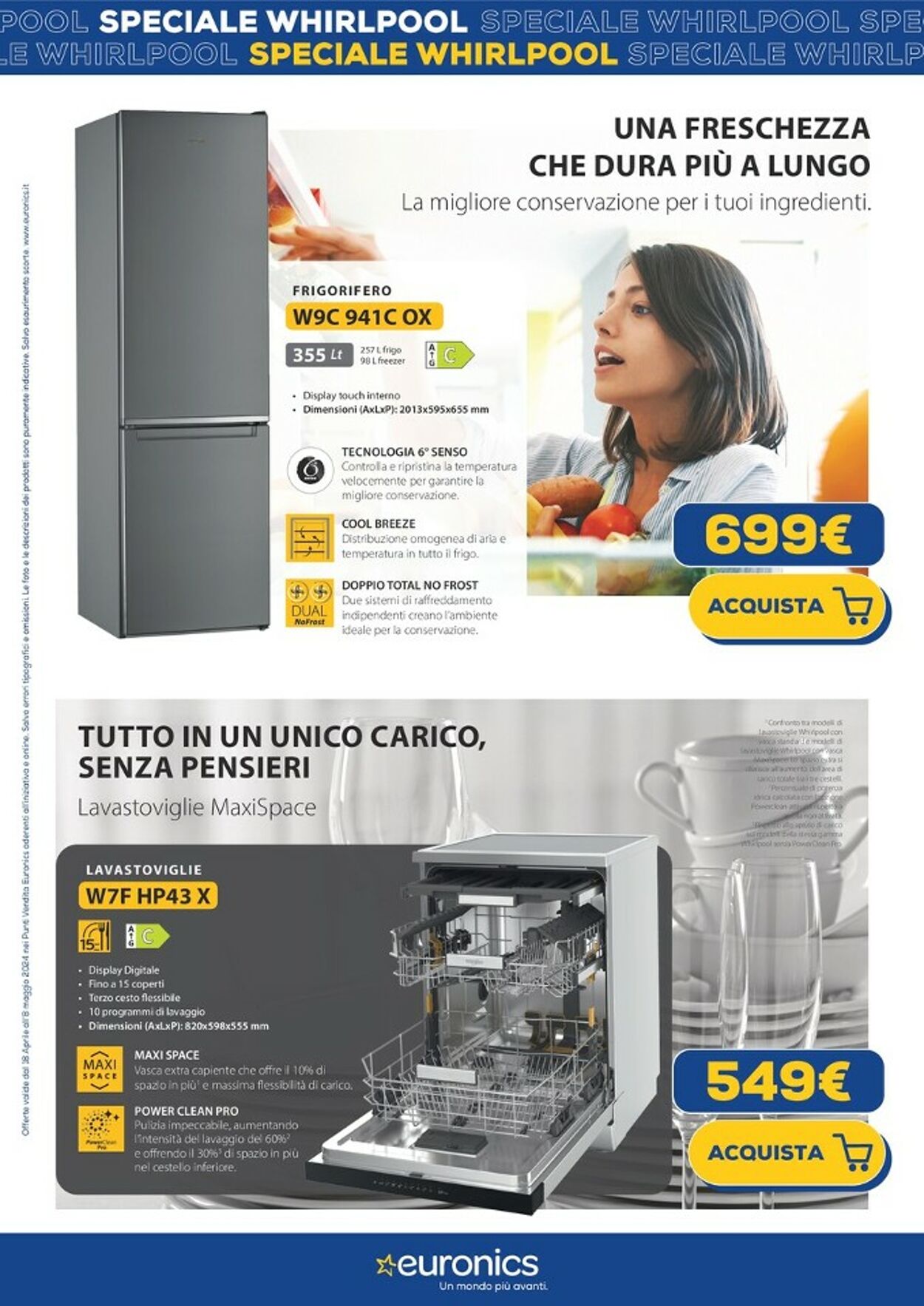 Volantino Euronics 18.04.2024 - 01.05.2024