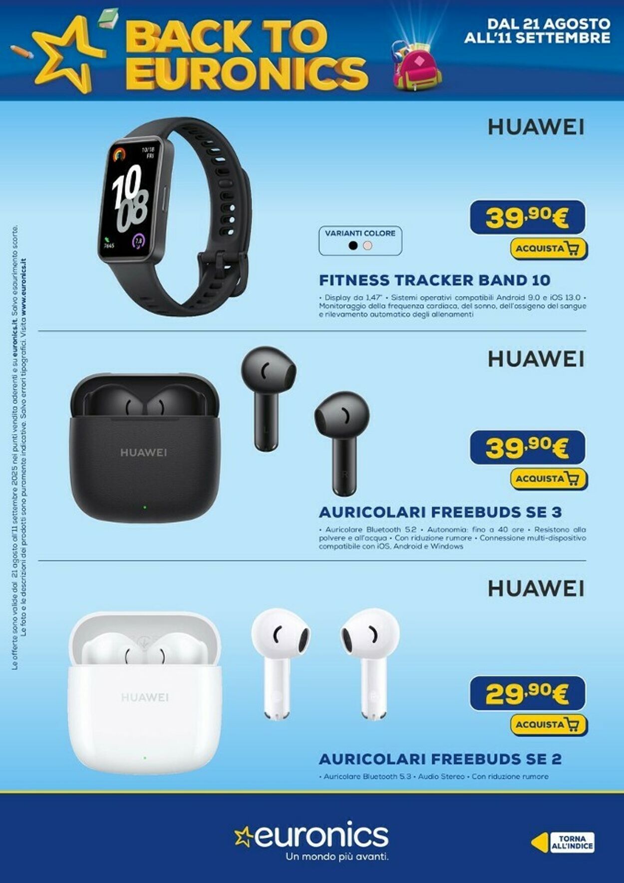 Volantino Euronics 21.08.2025 - 18.09.2025