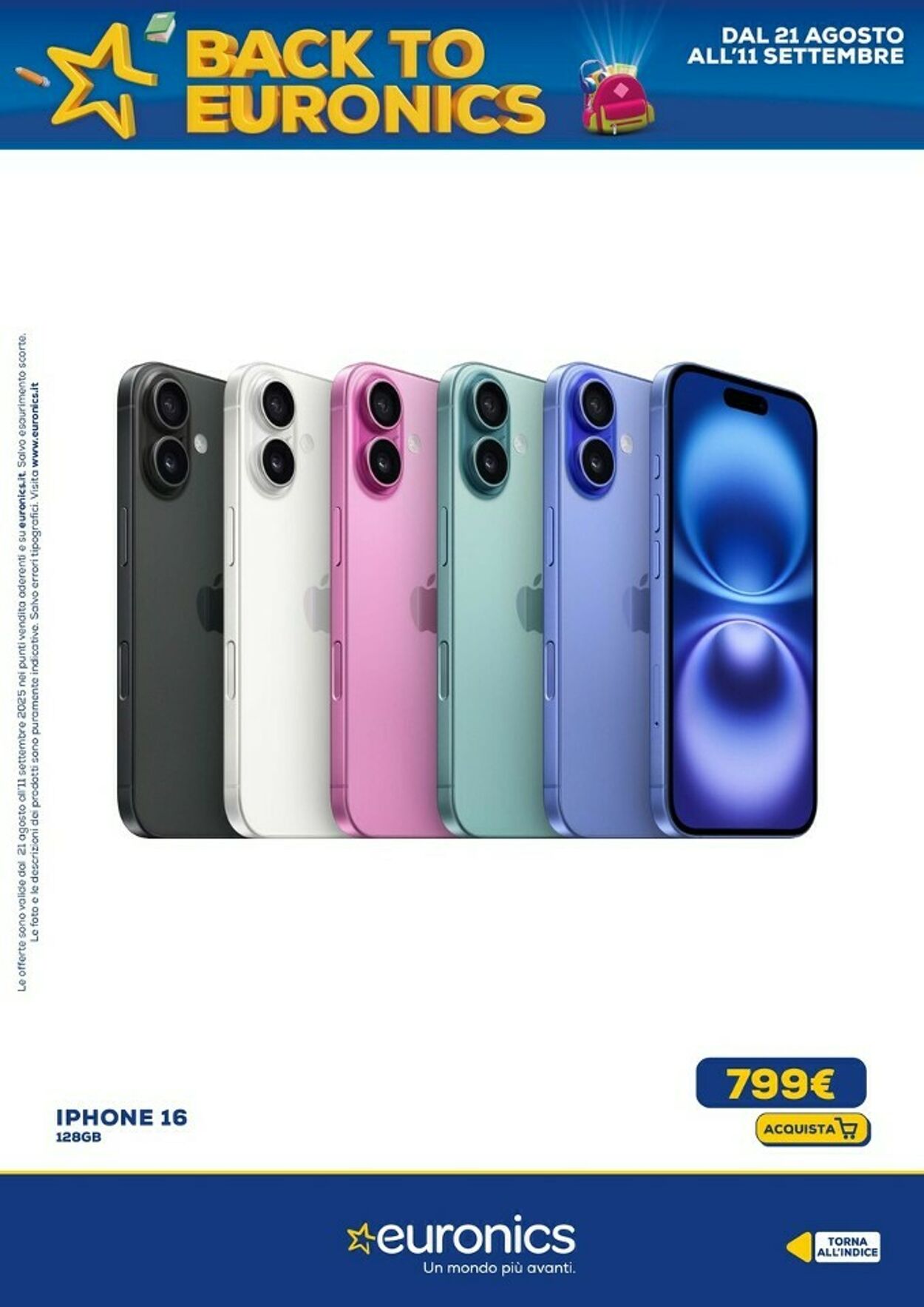 Volantino Euronics 21.08.2025 - 18.09.2025