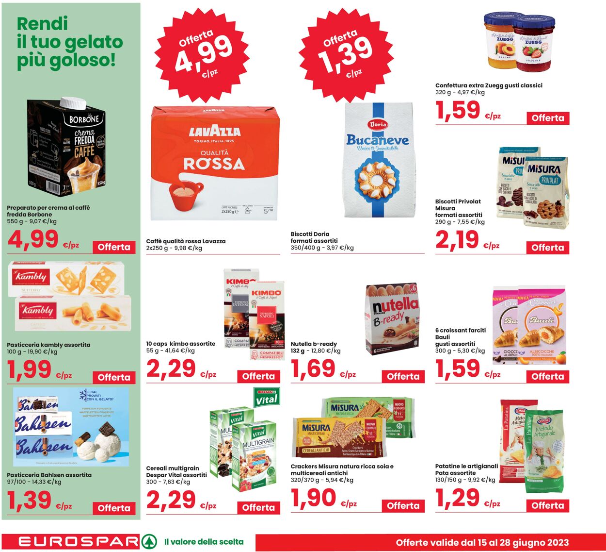 Volantino Eurospar 15.06.2023 - 28.06.2023