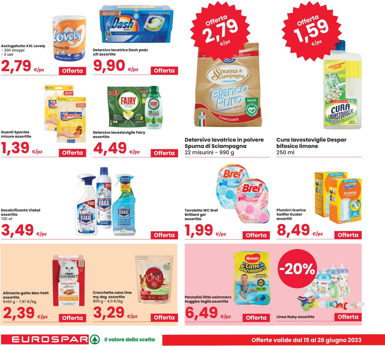 Volantino Eurospar 15.06.2023 - 28.06.2023