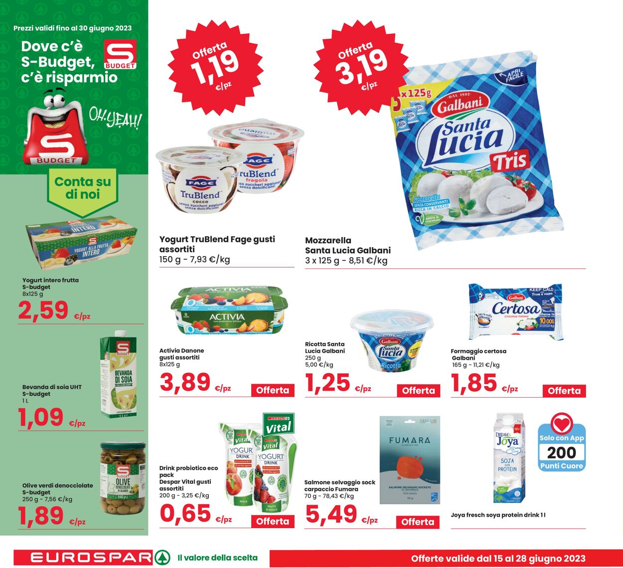 Volantino Eurospar 15.06.2023 - 28.06.2023