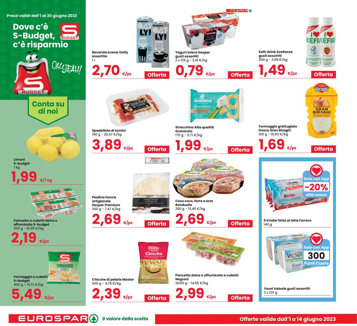 Volantino Eurospar 01.06.2023 - 14.06.2023