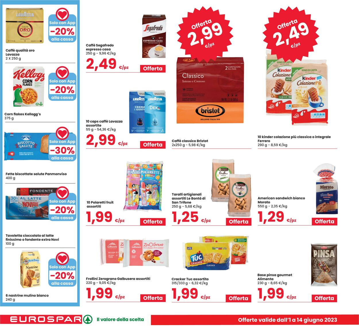 Volantino Eurospar 01.06.2023 - 14.06.2023