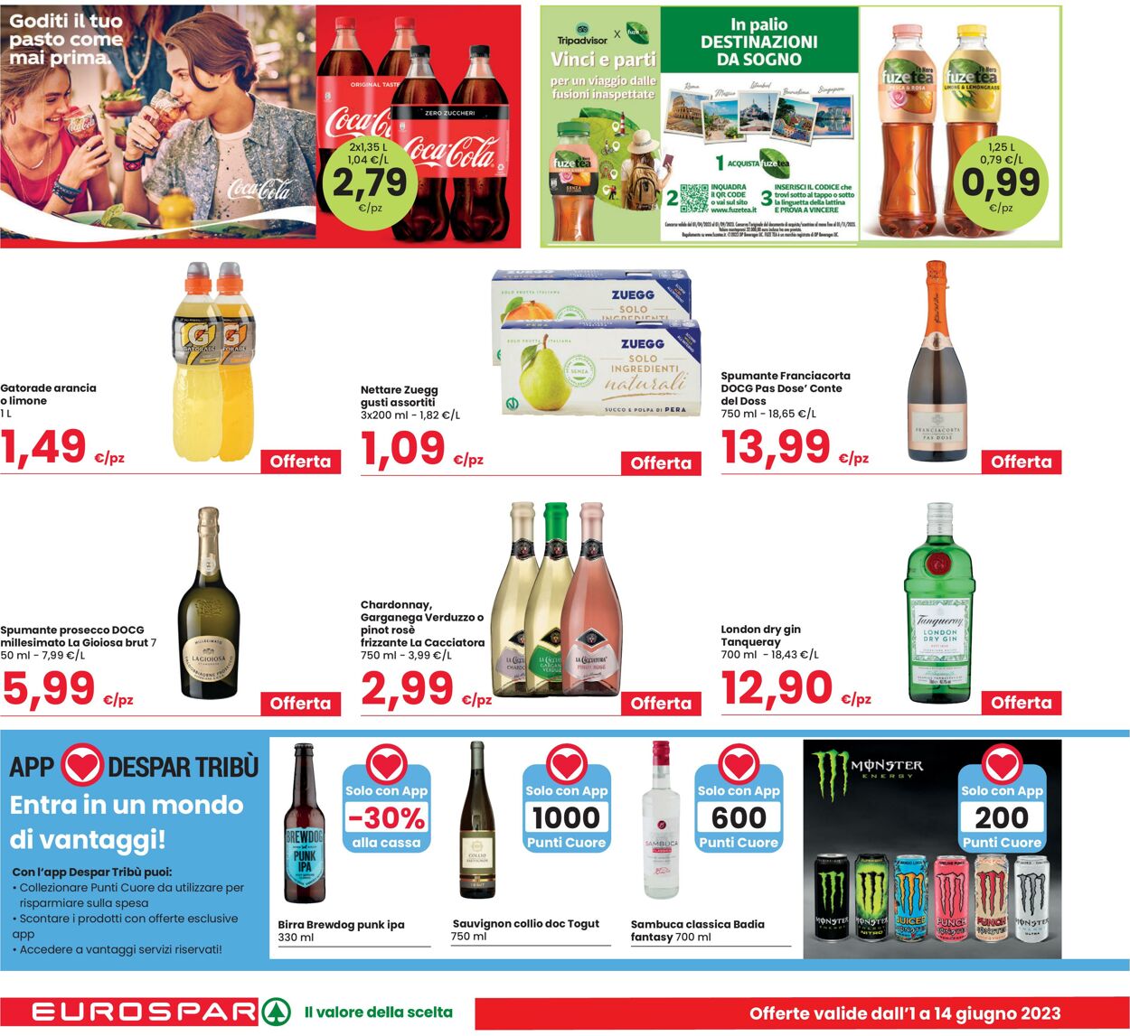 Volantino Eurospar 01.06.2023 - 14.06.2023