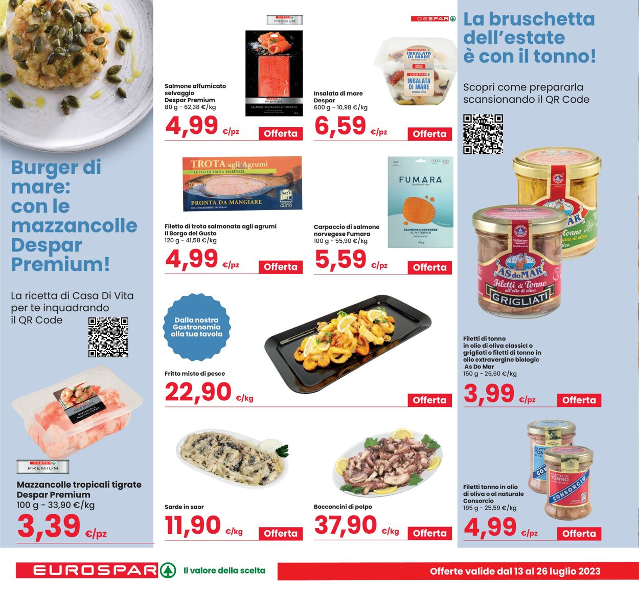 Volantino Eurospar 13.07.2023 - 26.07.2023