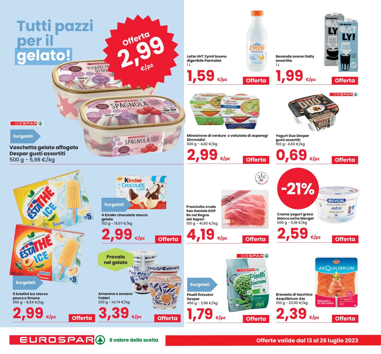 Volantino Eurospar 13.07.2023 - 26.07.2023