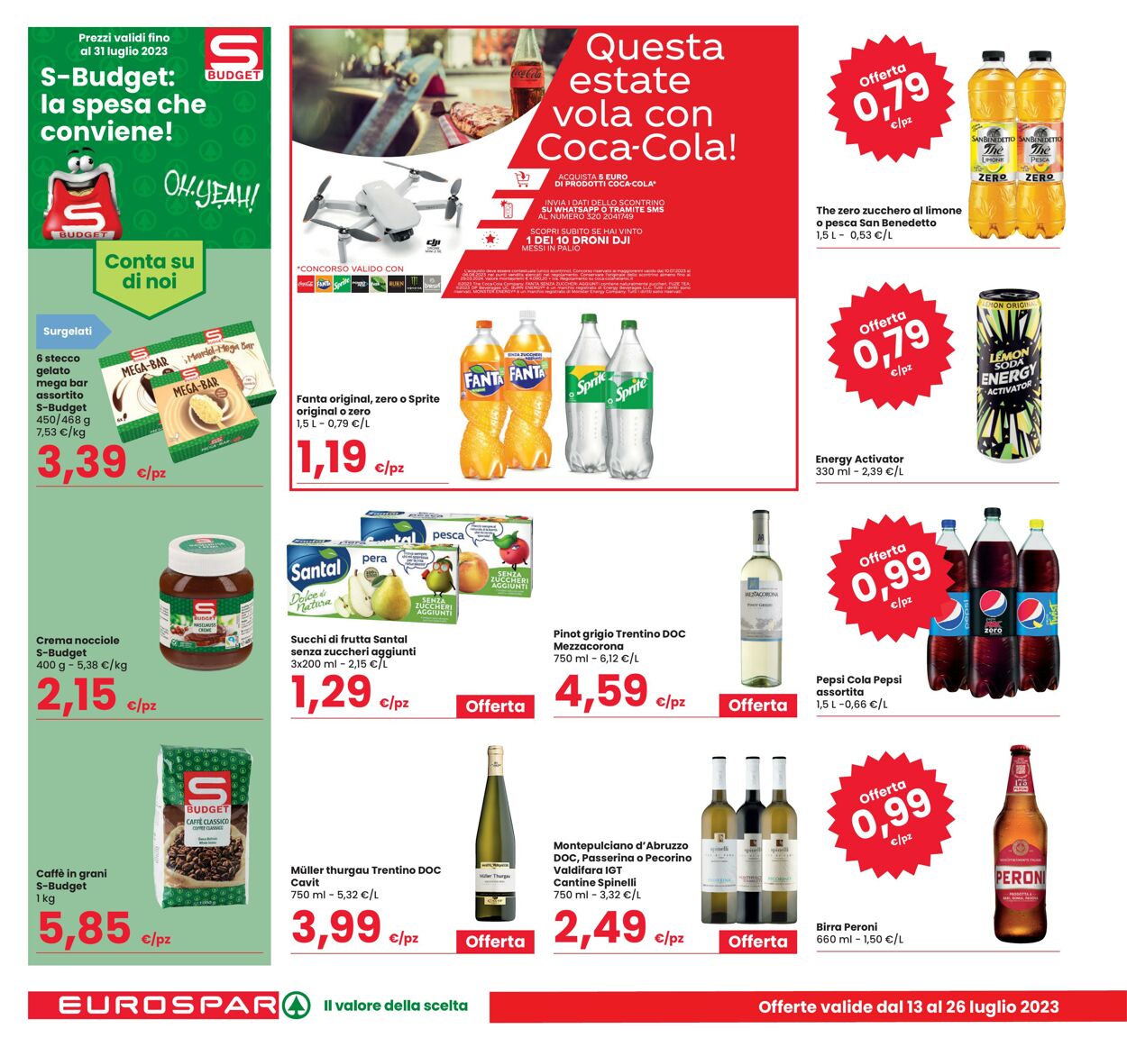 Volantino Eurospar 13.07.2023 - 26.07.2023