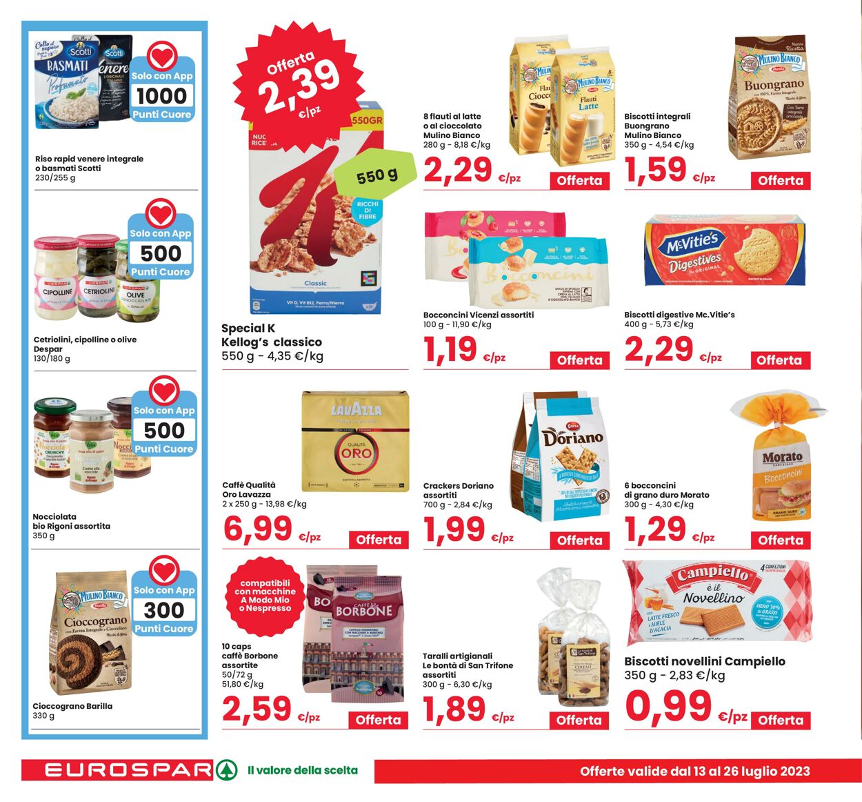 Volantino Eurospar 13.07.2023 - 26.07.2023