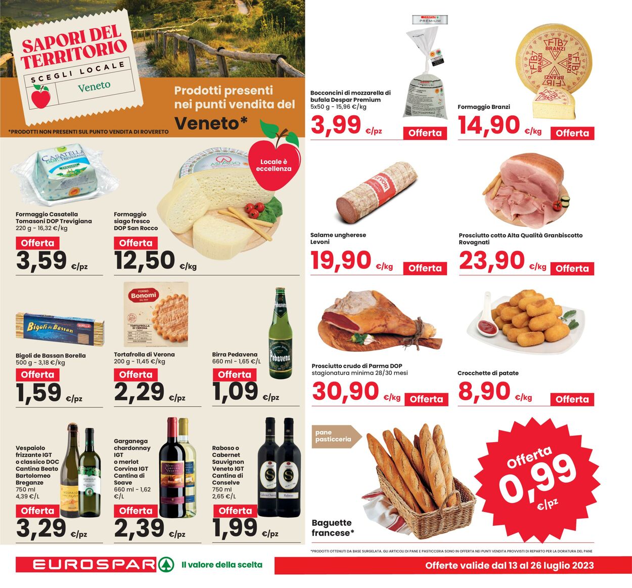 Volantino Eurospar 13.07.2023 - 26.07.2023