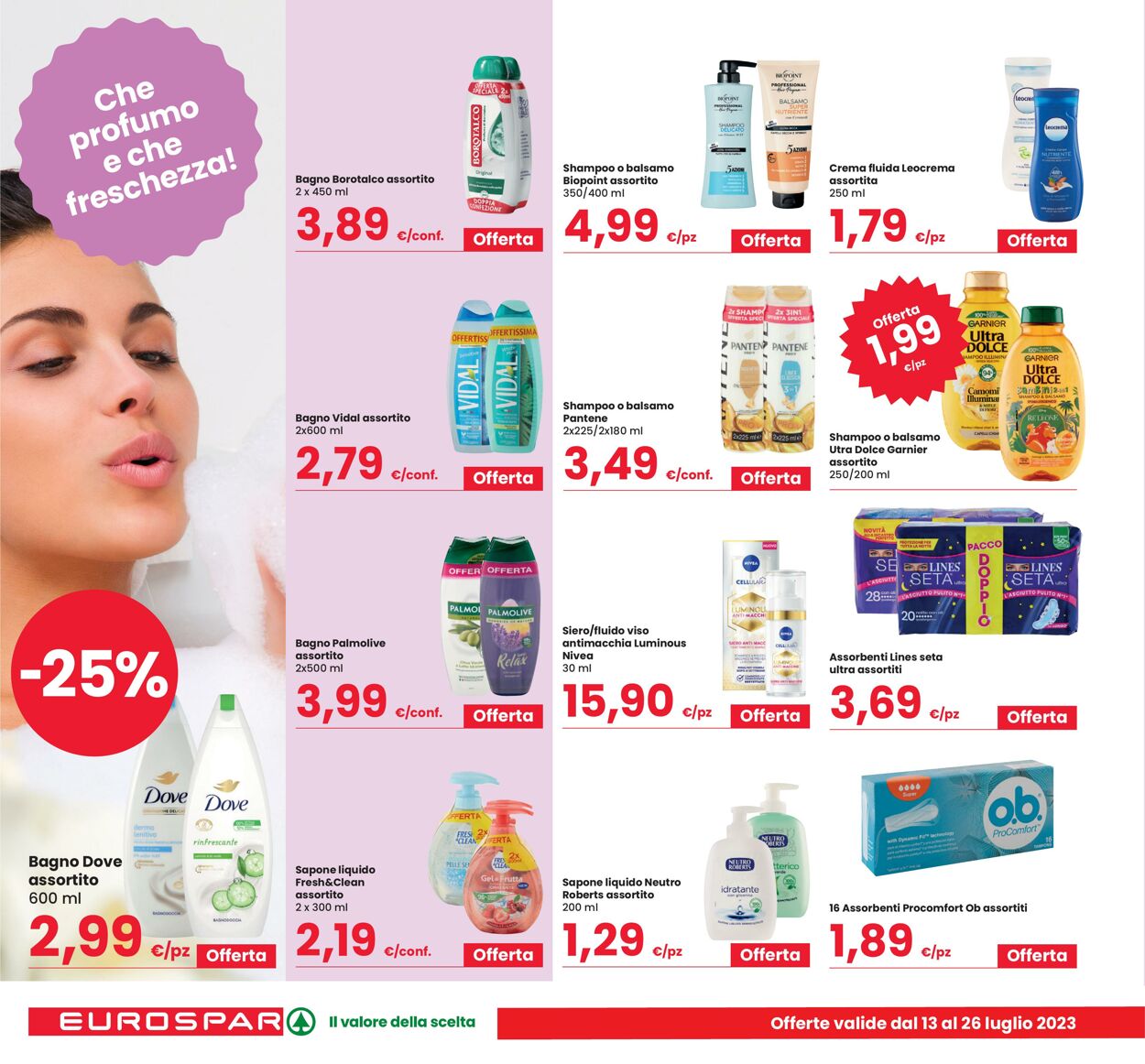 Volantino Eurospar 13.07.2023 - 26.07.2023