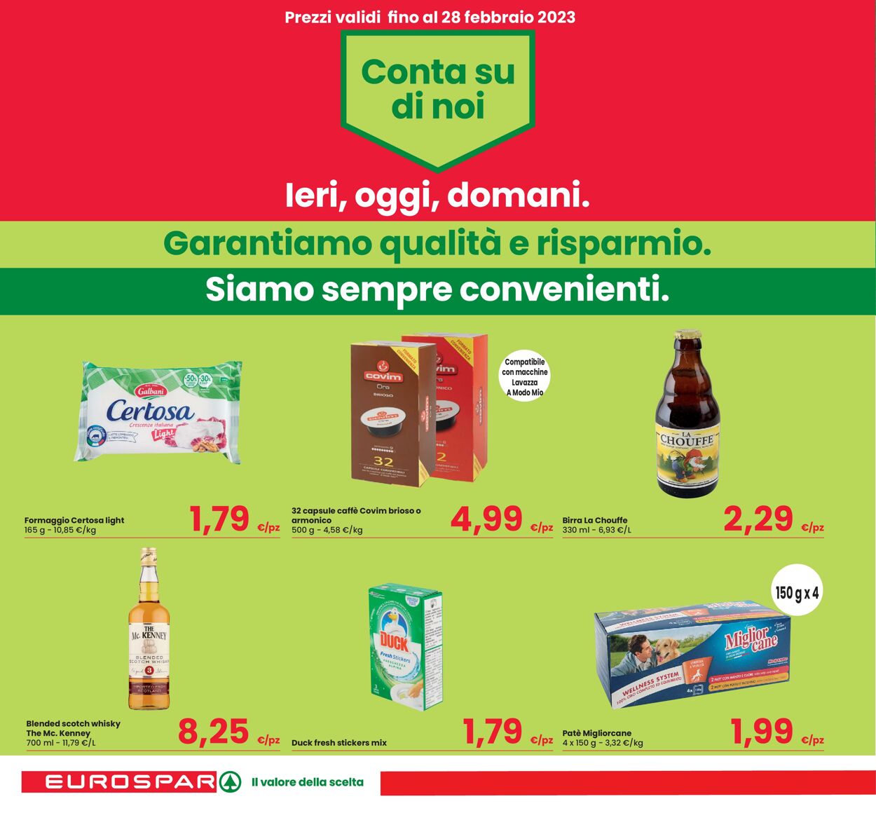 Volantino Eurospar 09.02.2023 - 22.02.2023