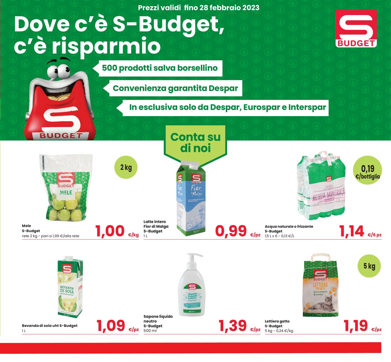 Volantino Eurospar 09.02.2023 - 22.02.2023