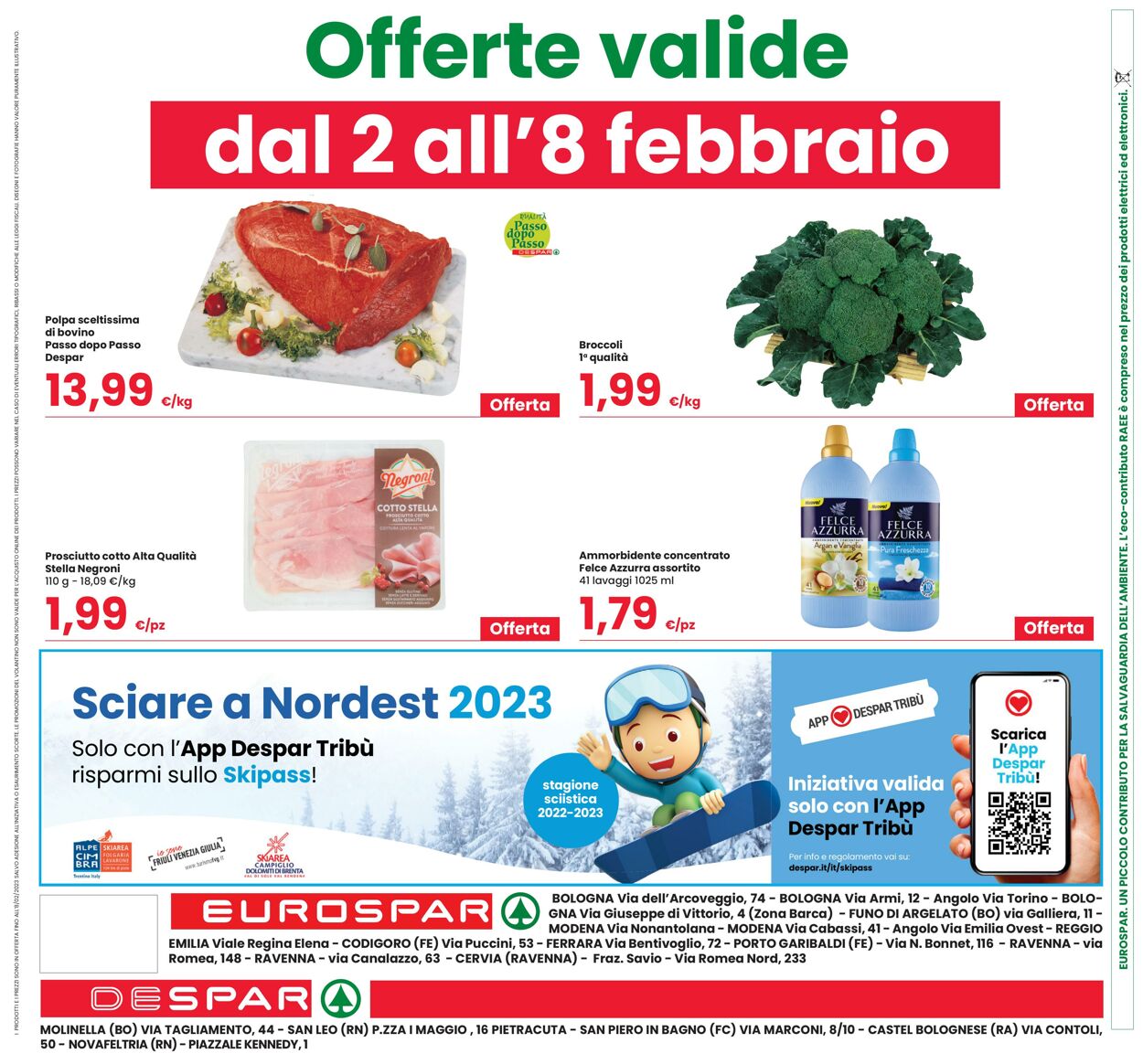 Volantino Eurospar 26.01.2023 - 08.02.2023