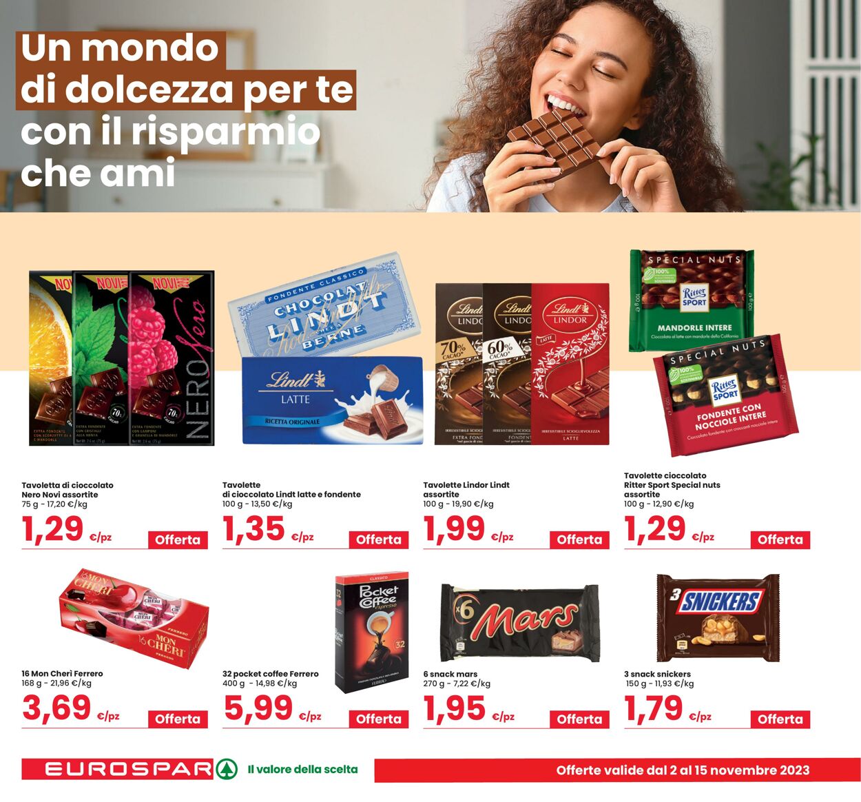 Volantino Eurospar 02.11.2023 - 15.11.2023