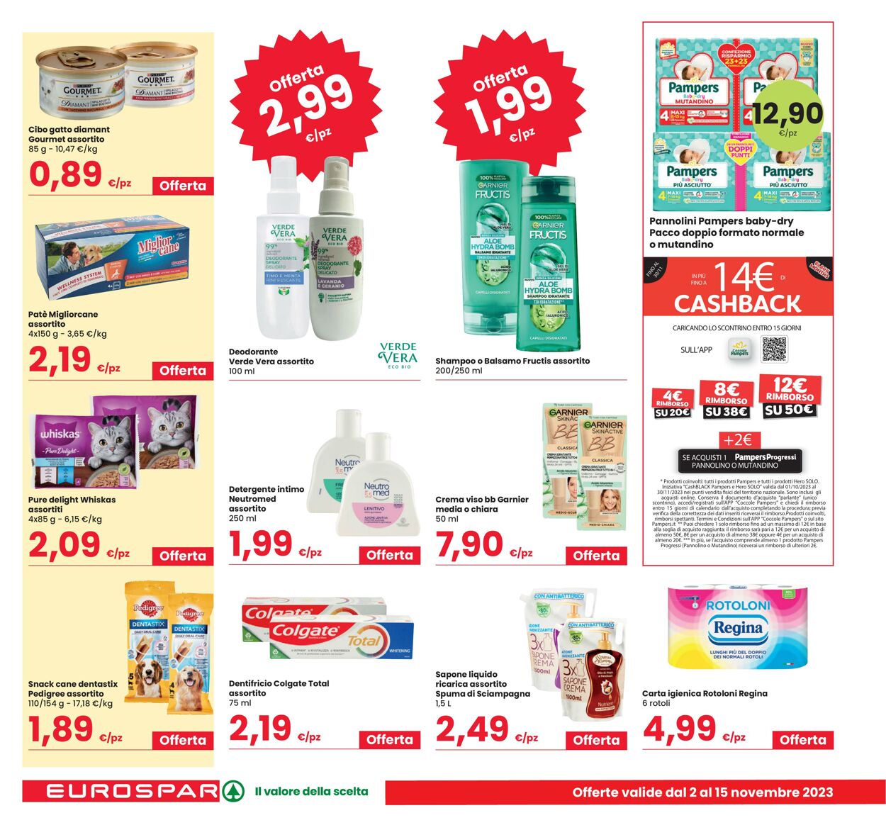 Volantino Eurospar 02.11.2023 - 15.11.2023