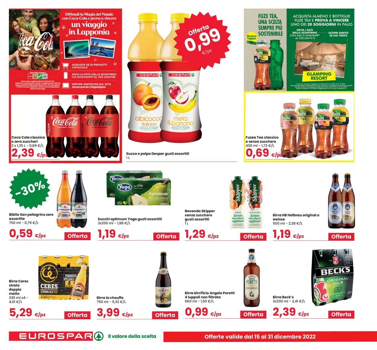 Volantino Eurospar 15.12.2022 - 31.12.2022