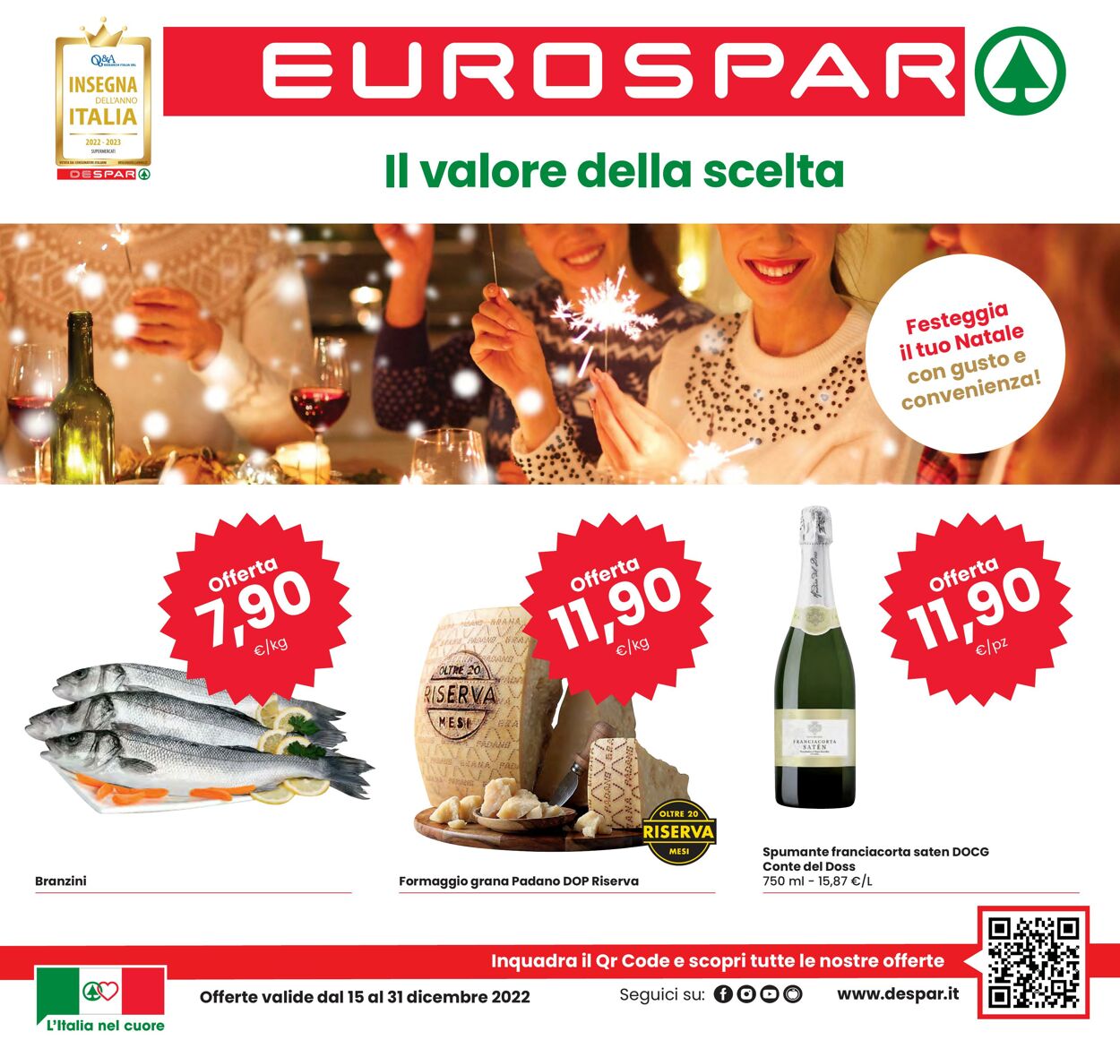 Volantino Eurospar 15.12.2022 - 31.12.2022