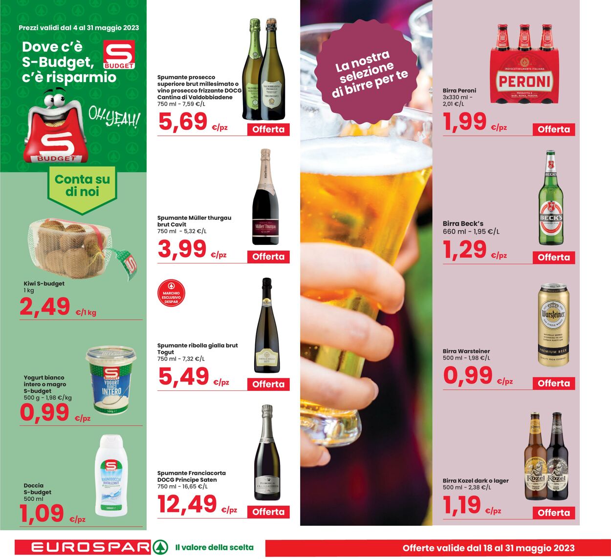 Volantino Eurospar 18.05.2023 - 31.05.2023