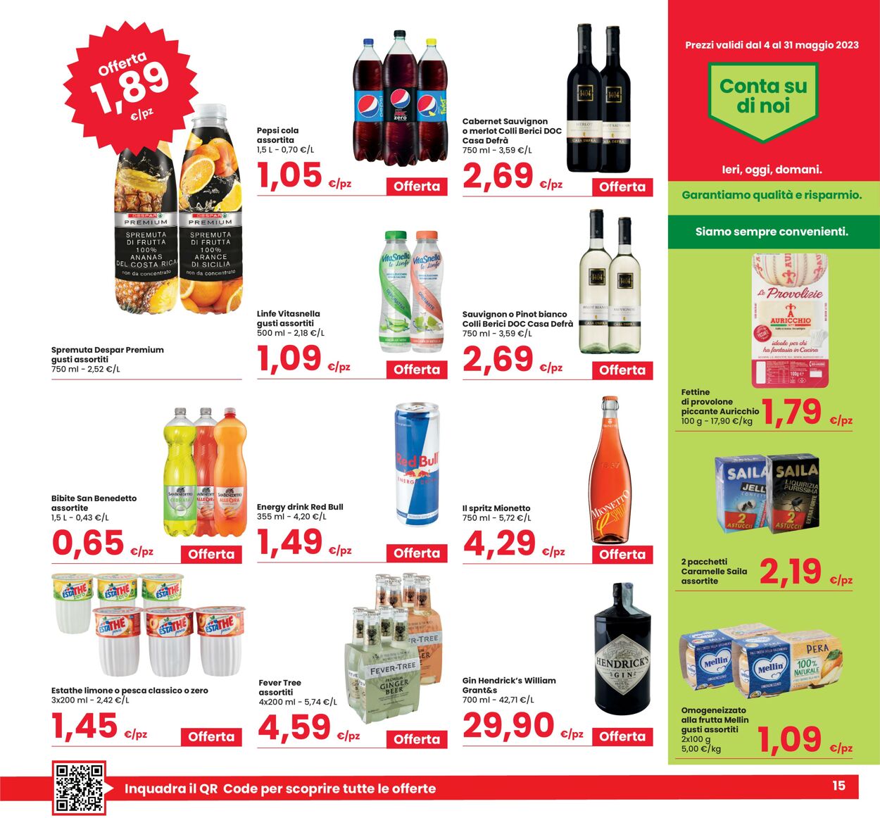 Volantino Eurospar 18.05.2023 - 31.05.2023