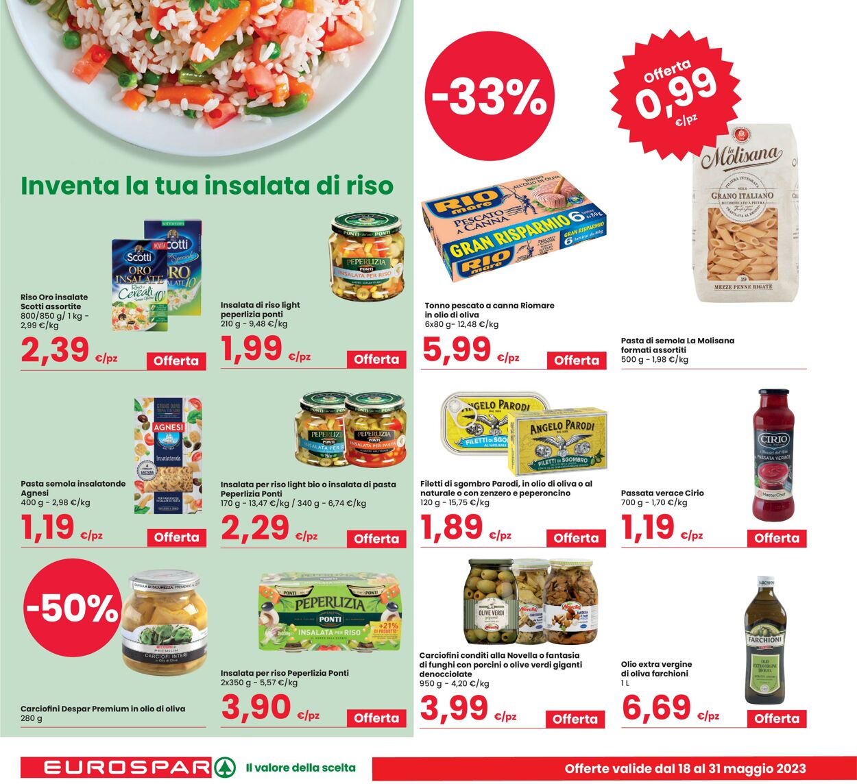 Volantino Eurospar 18.05.2023 - 31.05.2023